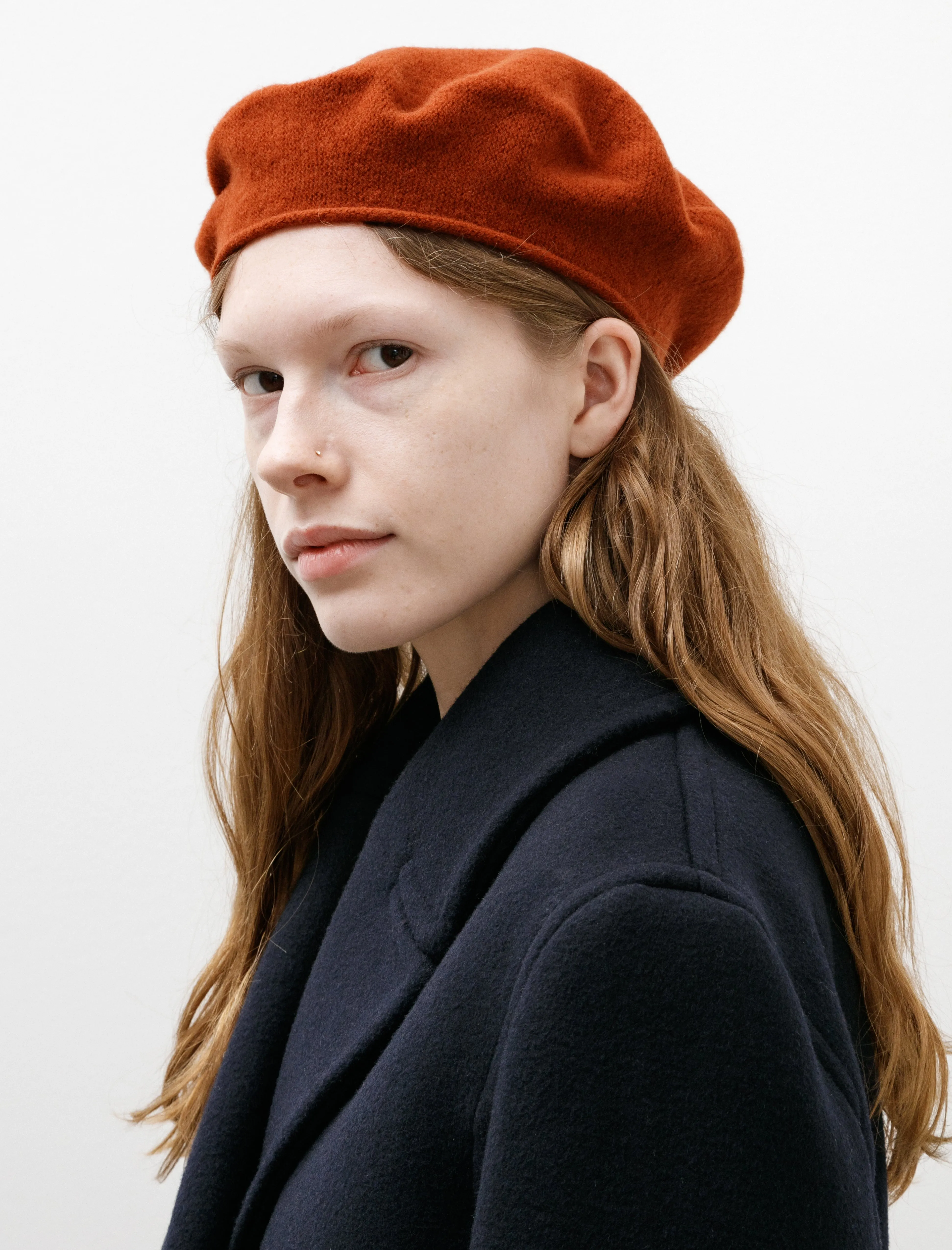 Felted Pompom Beret Harissa sold by SHOP NEIGHBOR
