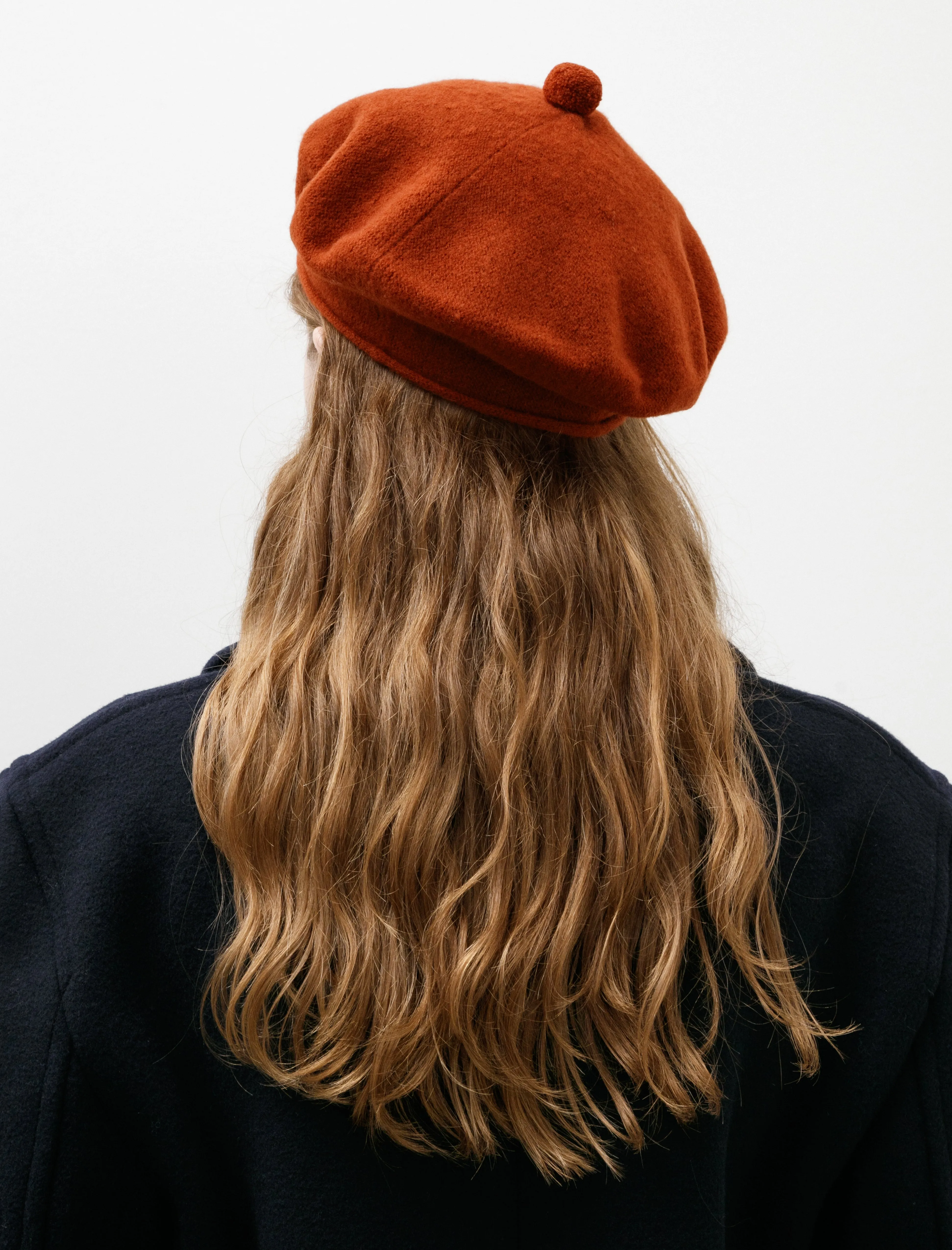 Felted Pompom Beret Harissa sold by SHOP NEIGHBOR product image thumbnail 3