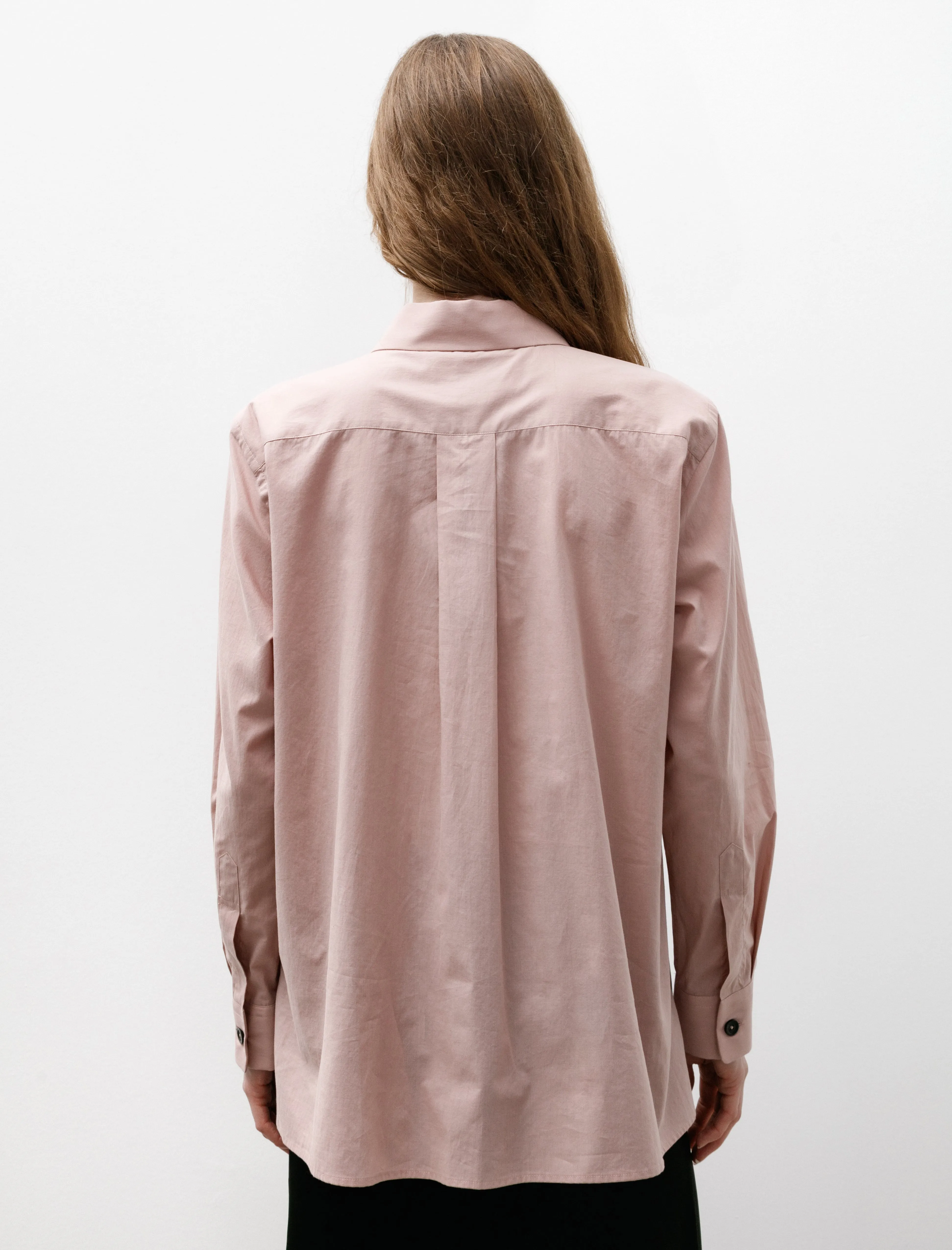 Fly Placket Shirt Washed Cotton Pale Pink sold by SHOP NEIGHBOR product image thumbnail 3