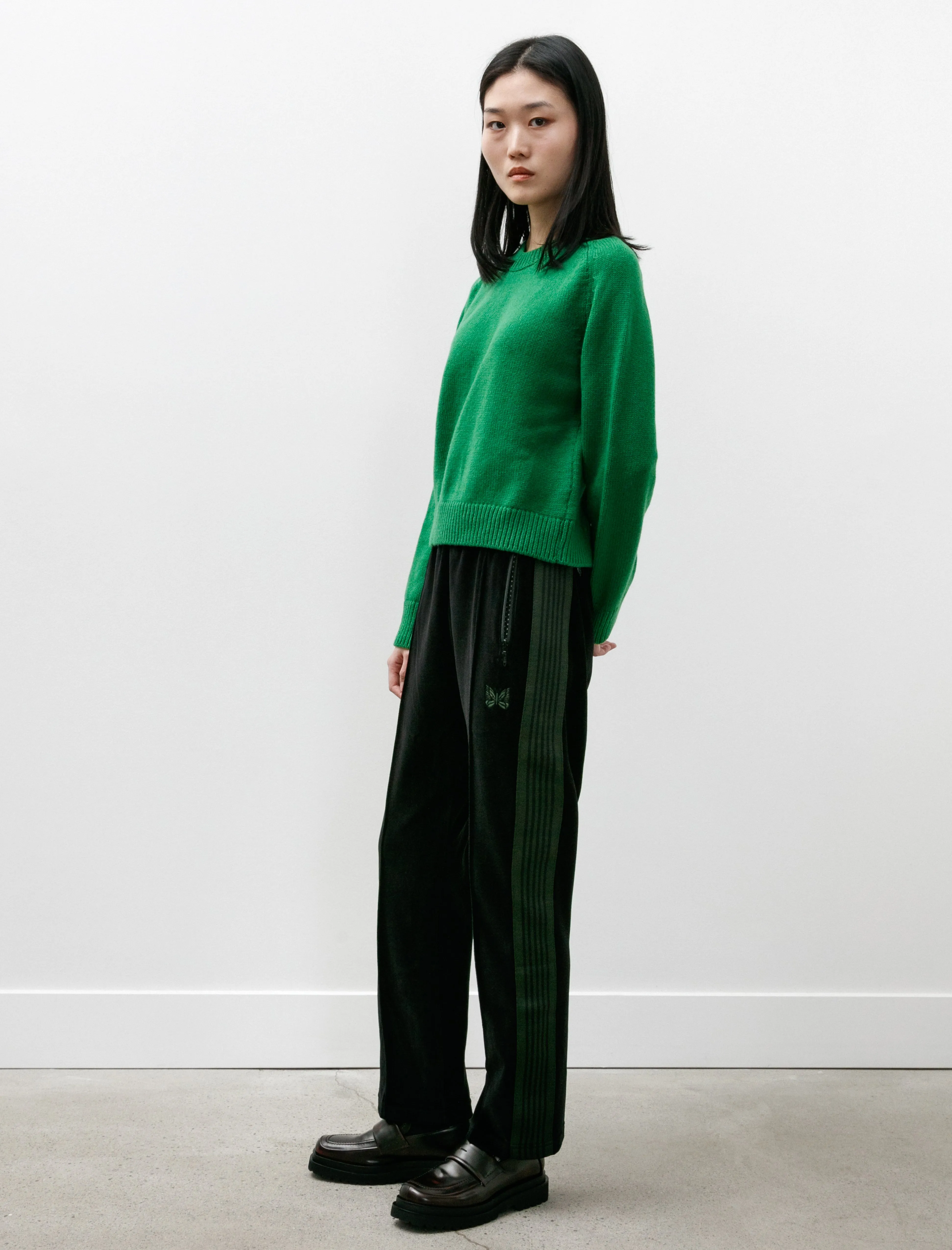 Narrow Track Pants Velour Black sold by SHOP NEIGHBOR product image thumbnail 3