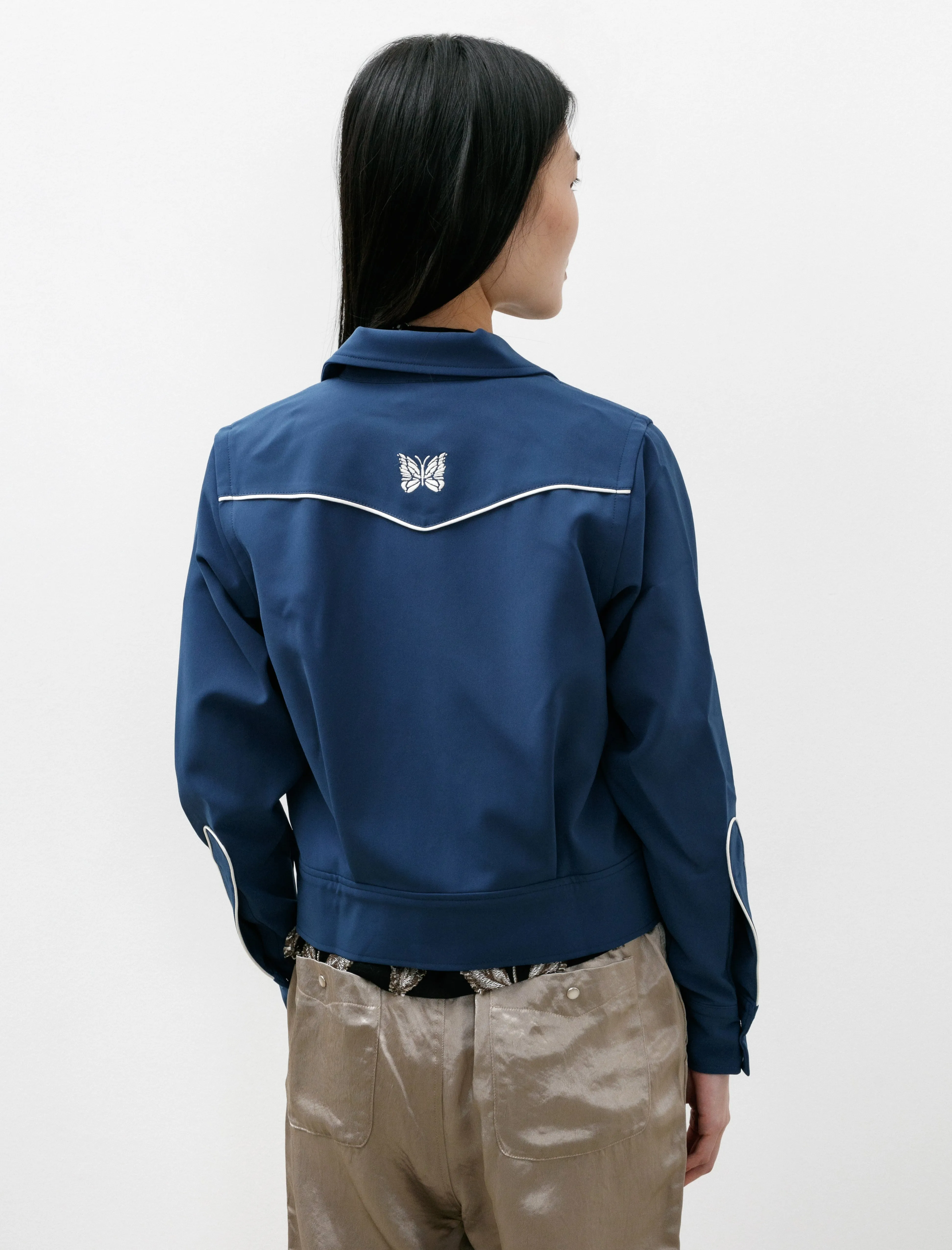 Piping Cowboy Jacket Marine Blue sold by SHOP NEIGHBOR product image thumbnail 5