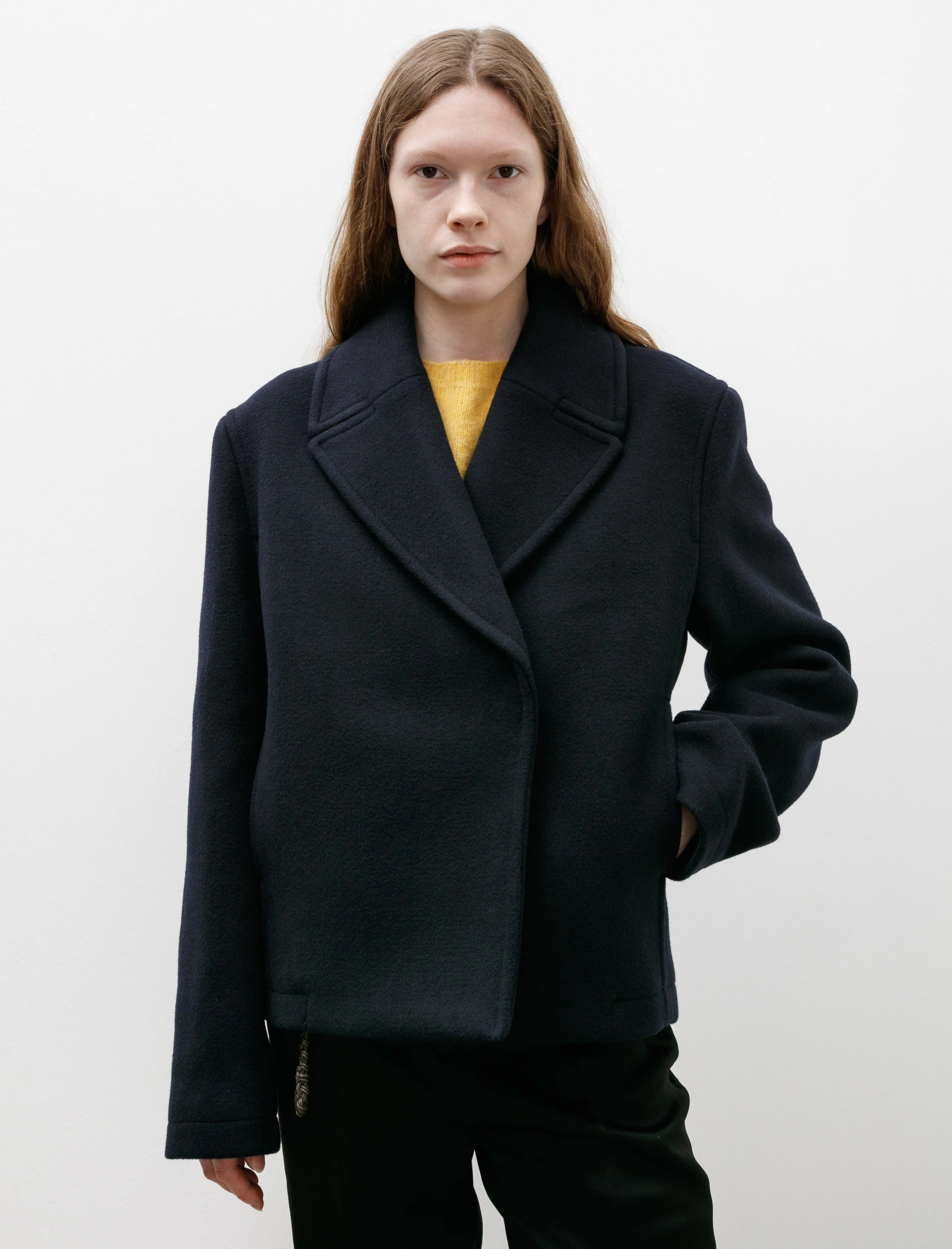 Cropped Peacoat Navy sold by SHOP NEIGHBOR product image thumbnail 2