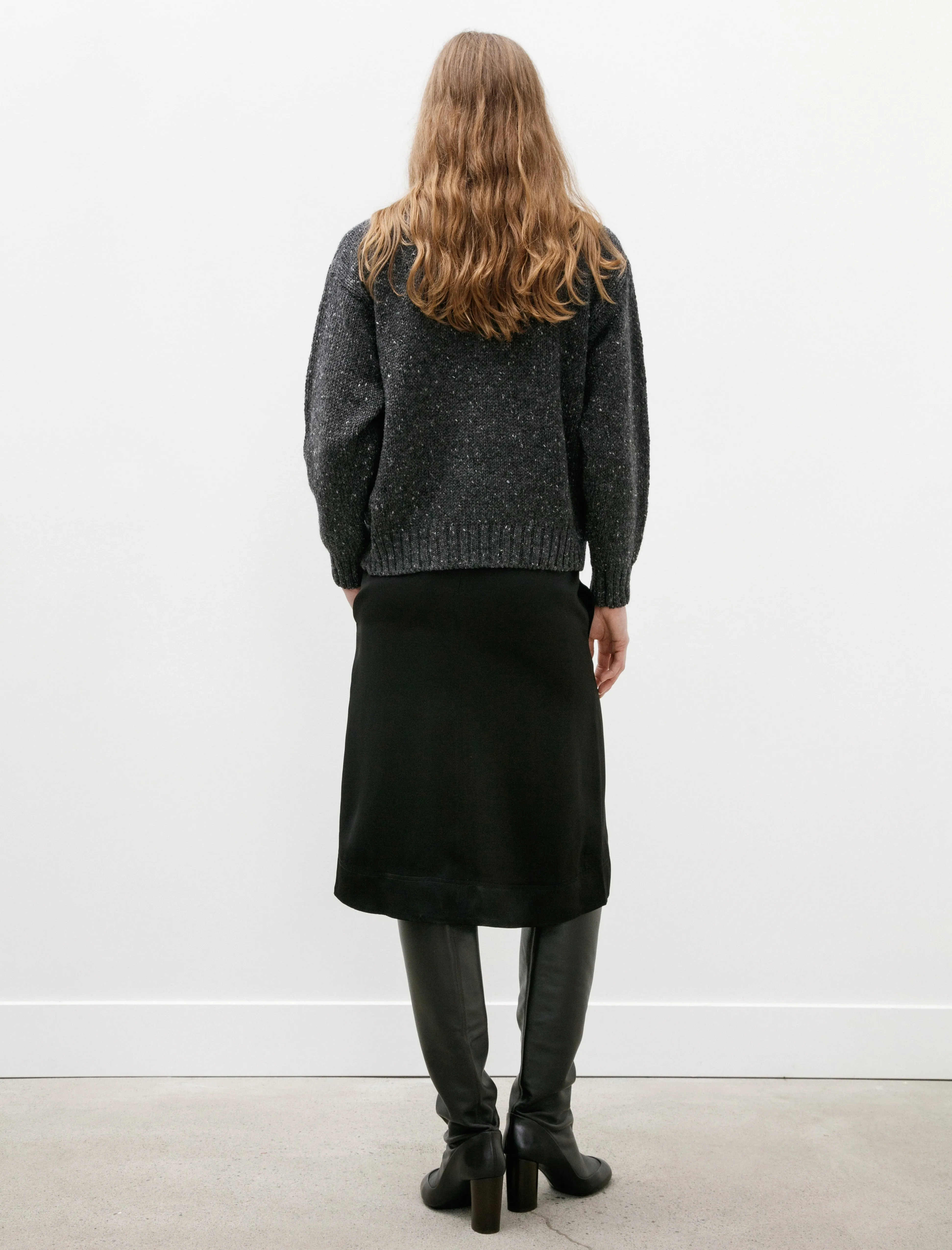 Paneled Satin Skirt Black sold by SHOP NEIGHBOR product image thumbnail 5