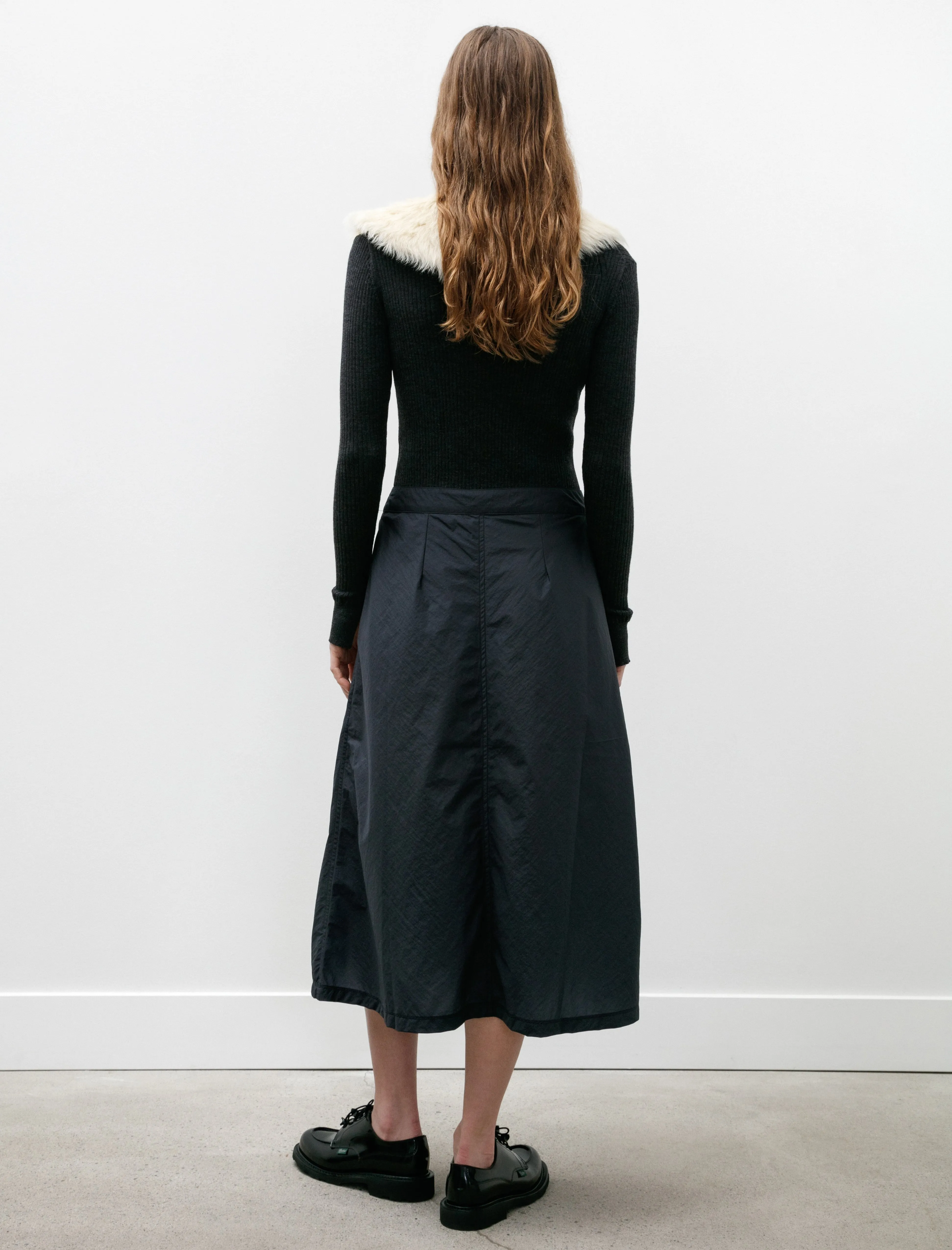 Wrap Skirt Recycled Nylon Midnight sold by SHOP NEIGHBOR product image thumbnail 4