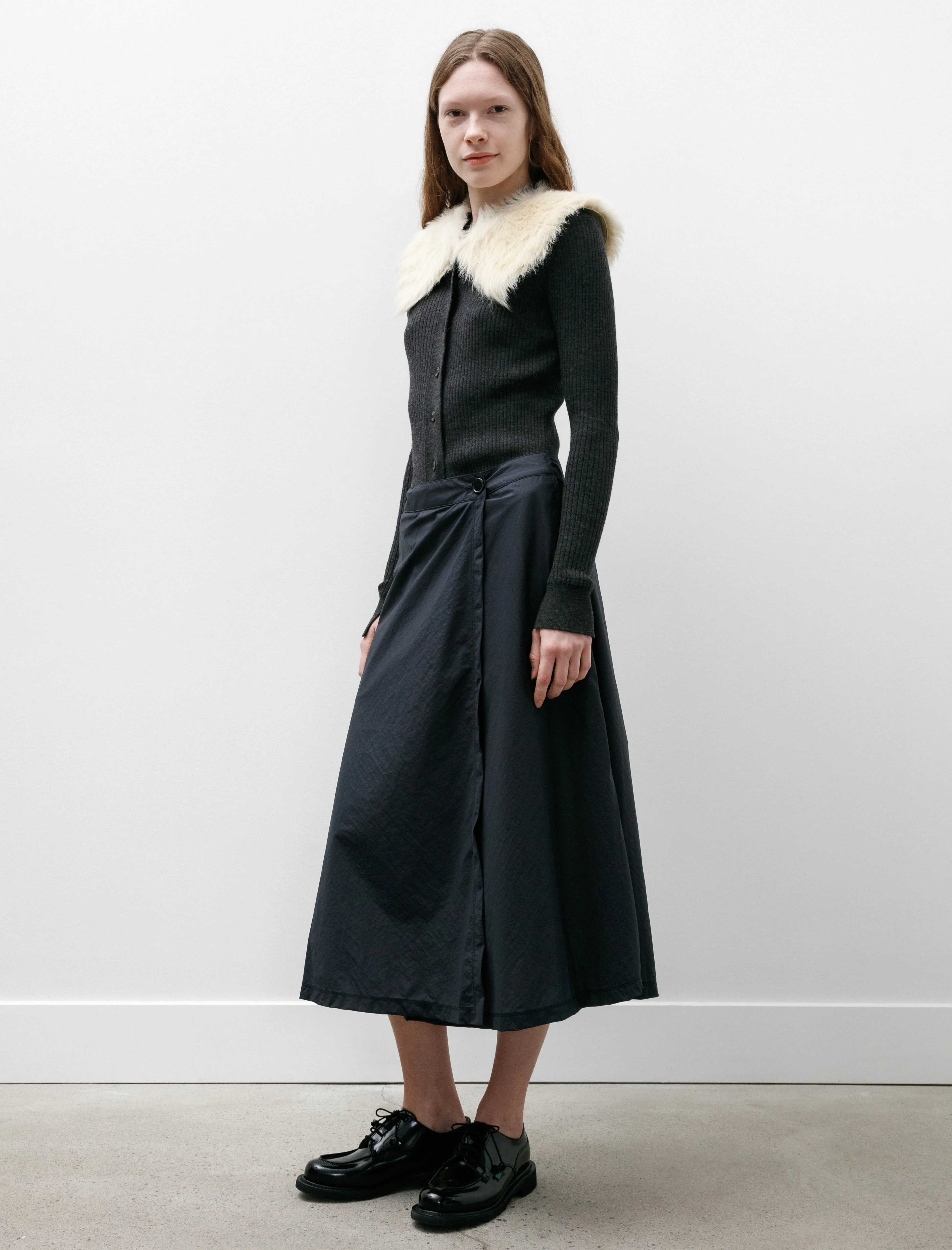 Wrap Skirt Recycled Nylon Midnight sold by SHOP NEIGHBOR product image thumbnail 3