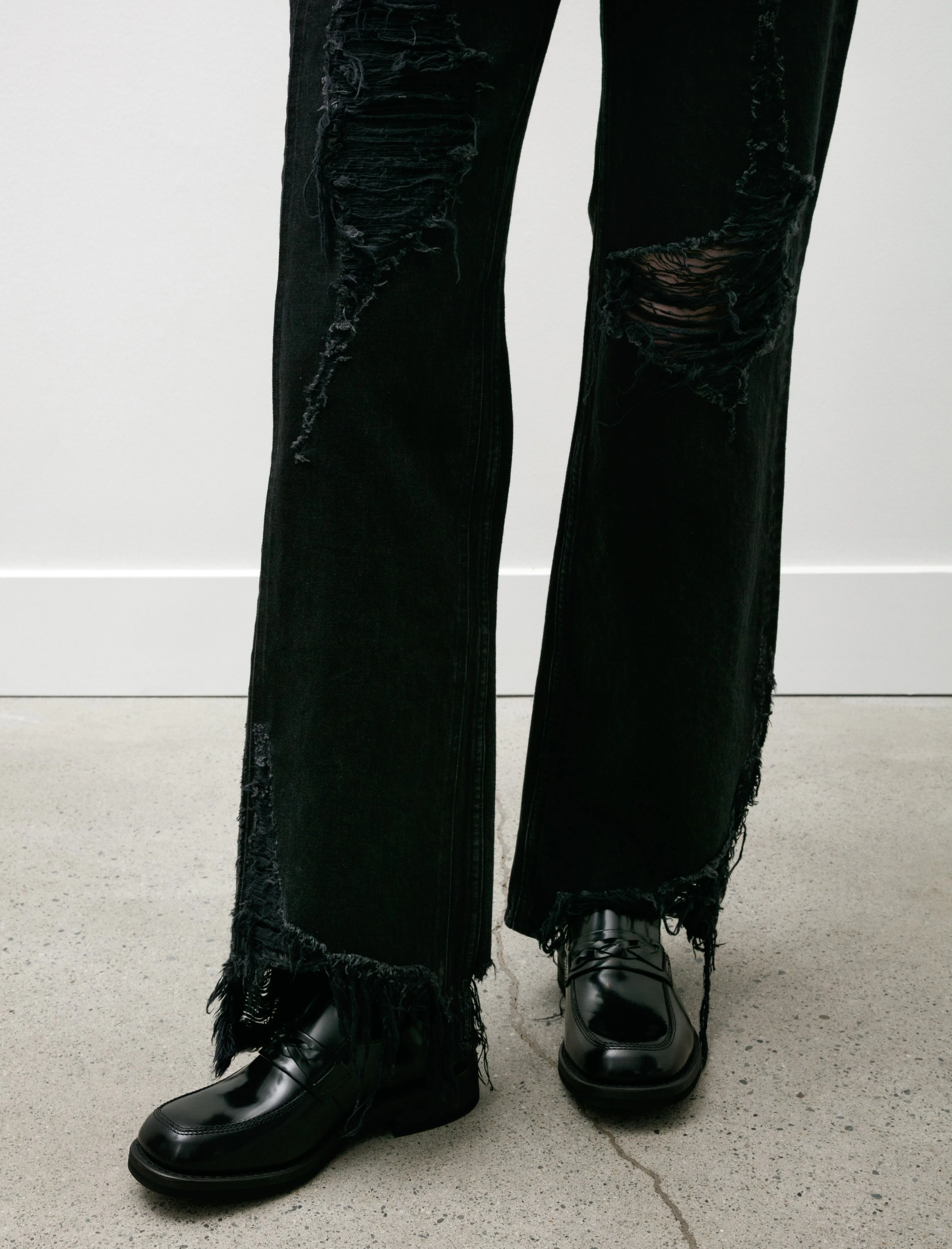 Ripped Jeans Black sold by SHOP NEIGHBOR product image thumbnail 3