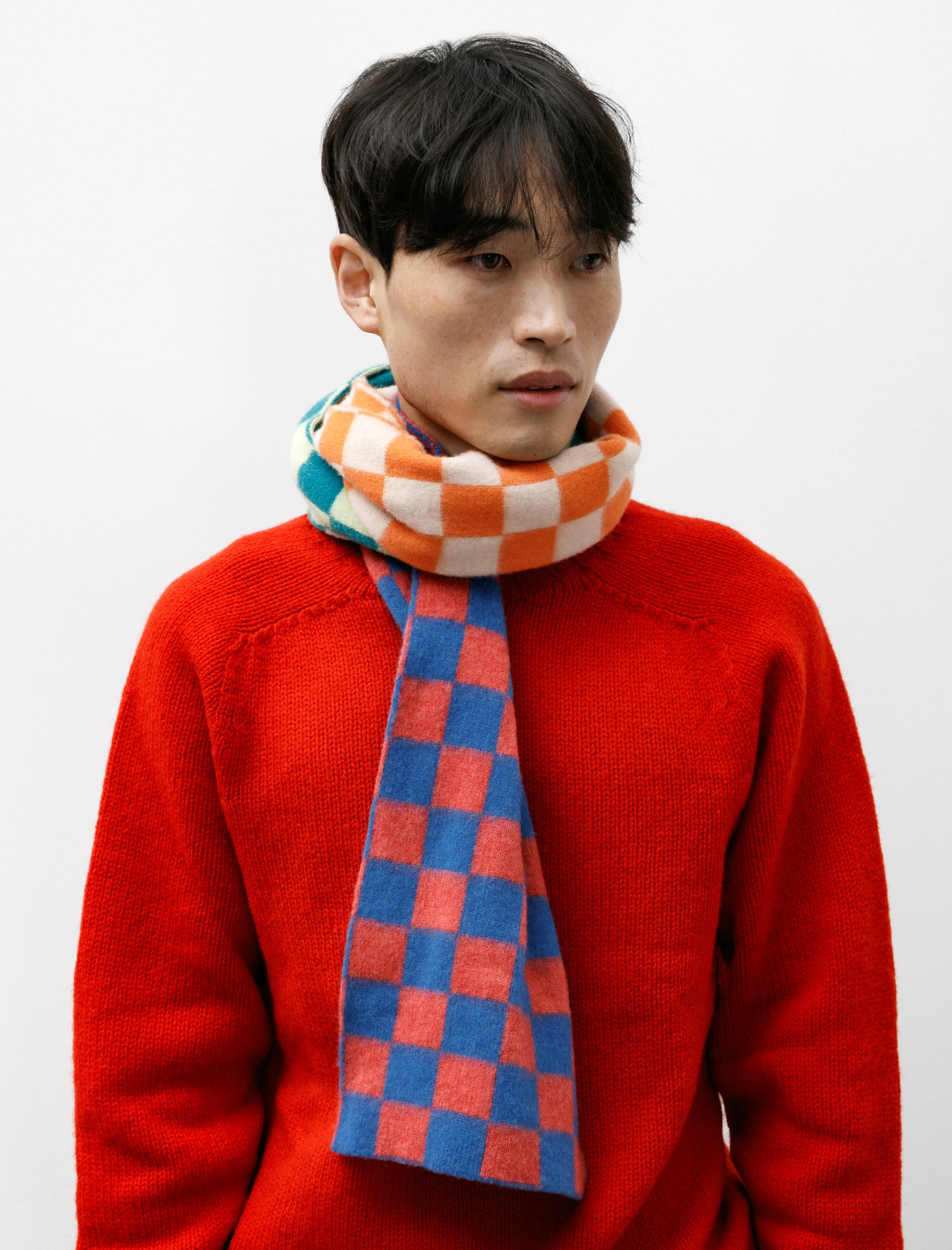 Cosmic Checkerboard Scarf Sky Dream sold by SHOP NEIGHBOR product image thumbnail 5