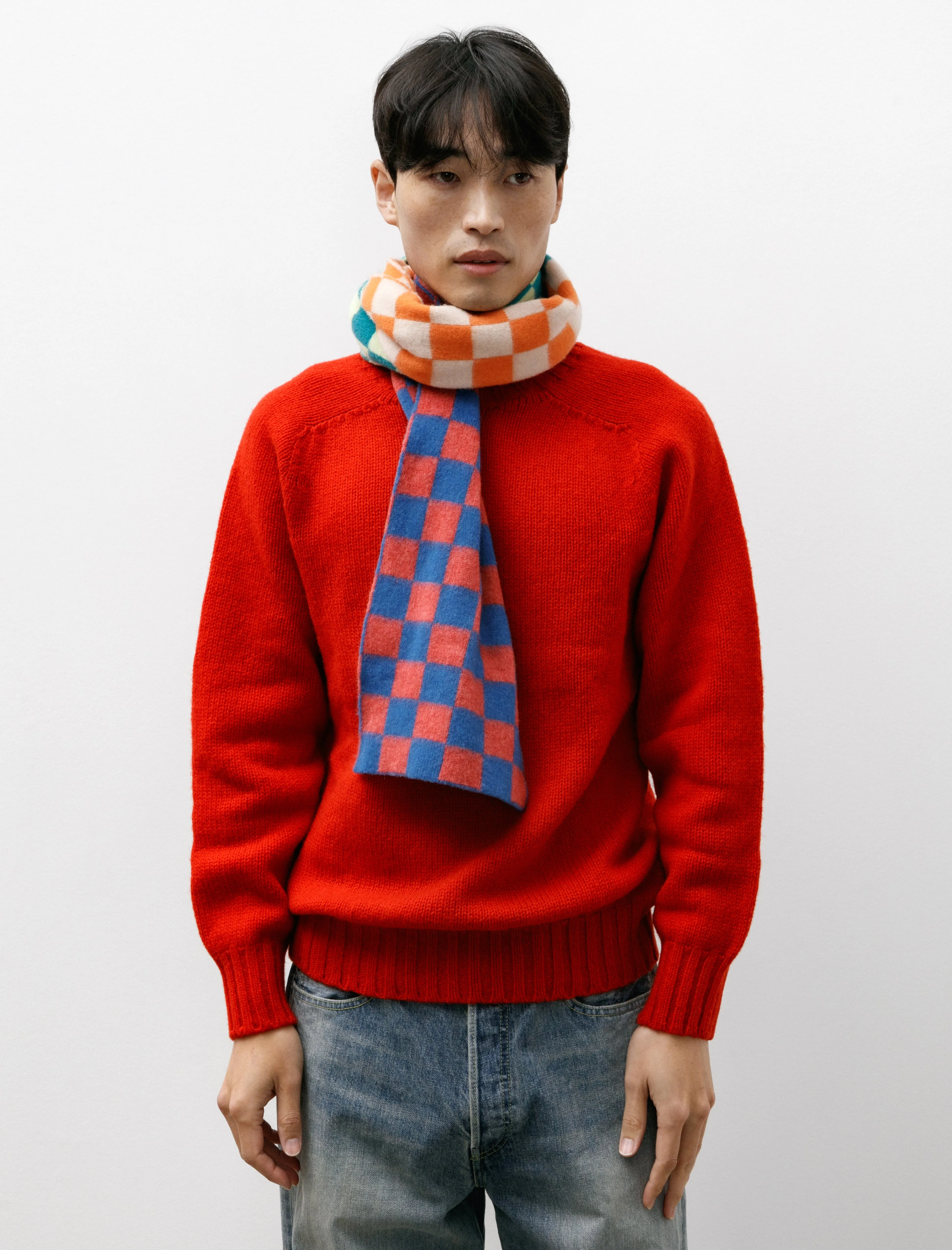 Cosmic Checkerboard Scarf Sky Dream sold by SHOP NEIGHBOR product image thumbnail 2