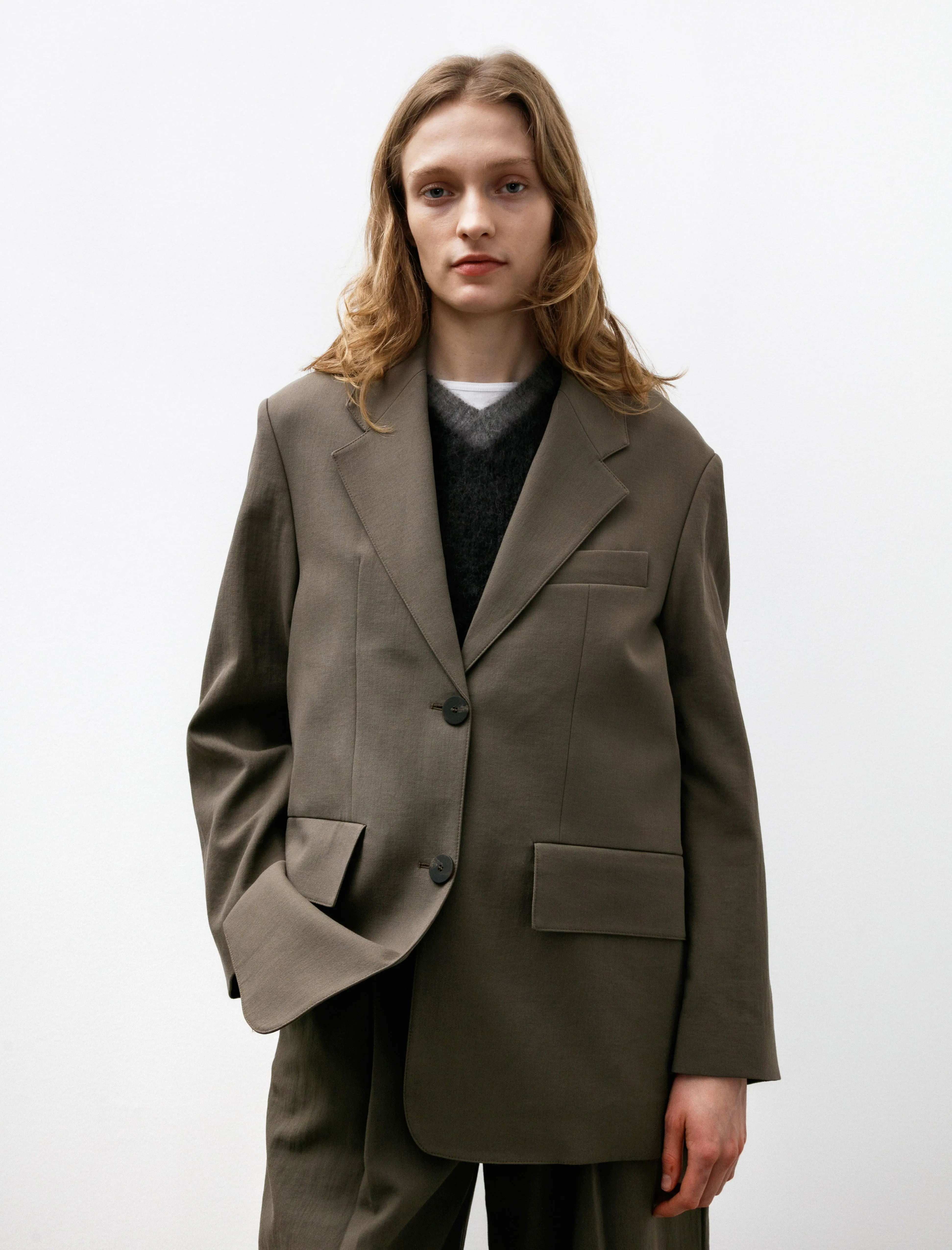 Phelps Tailored Jacket Fossil sold by SHOP NEIGHBOR product image thumbnail 2