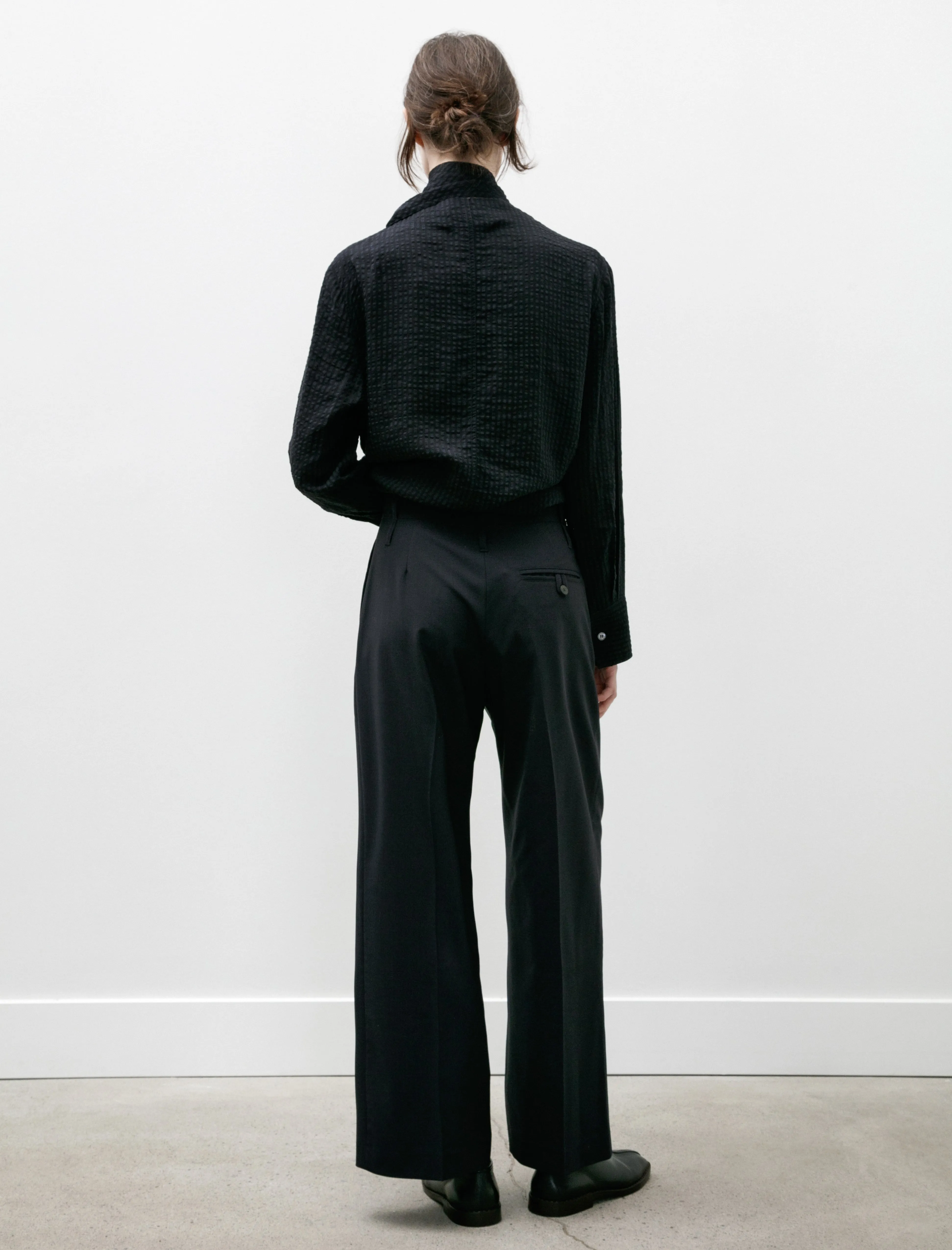 Baier High Waisted Slack Dark Navy sold by SHOP NEIGHBOR product image thumbnail 5