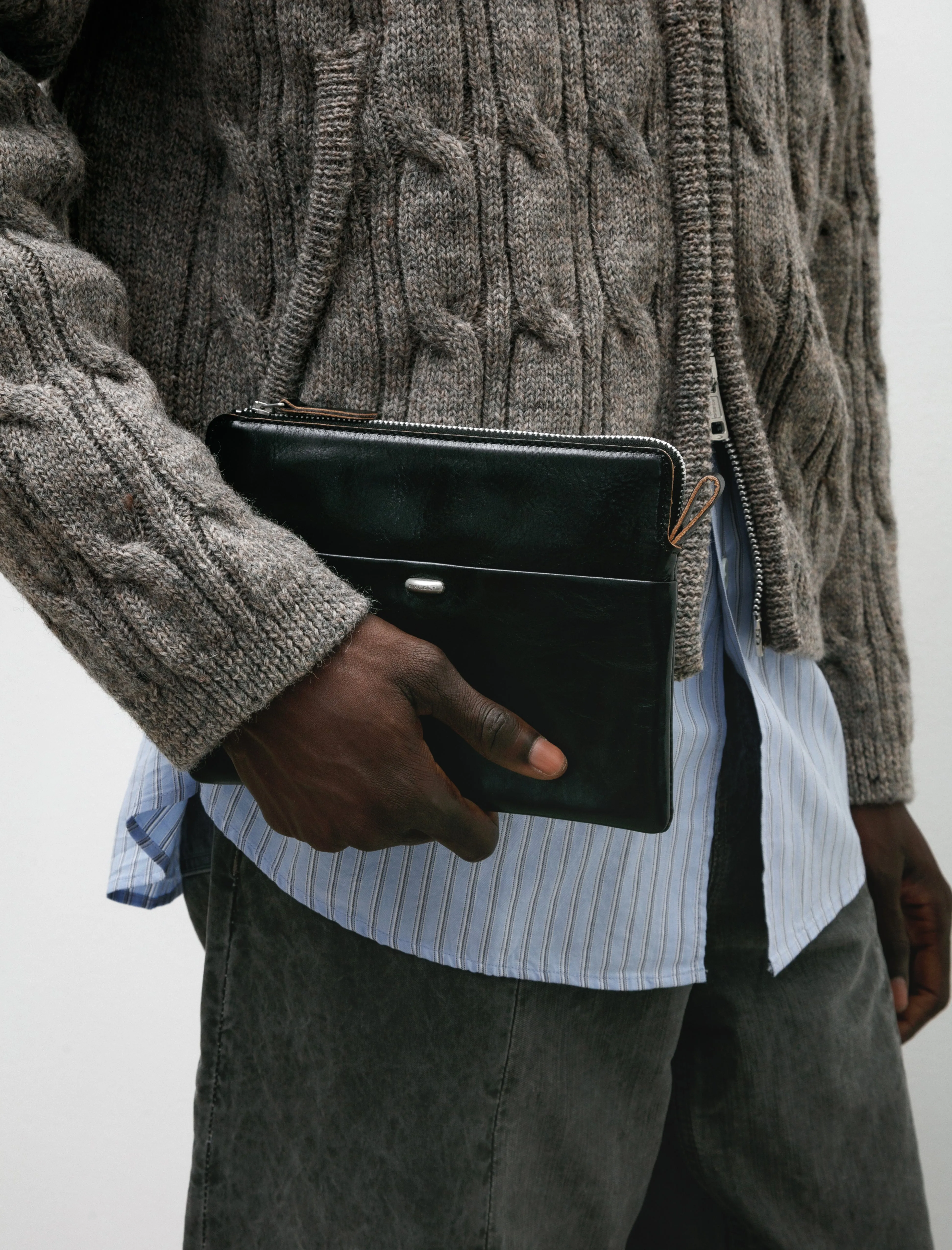 Supporter Organizer True Dye Black Leather sold by SHOP NEIGHBOR product image thumbnail 3