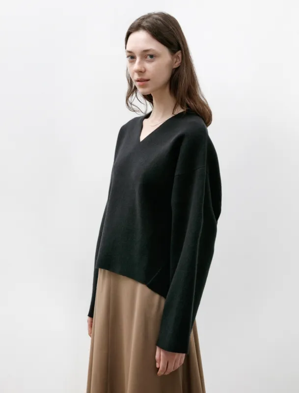 Double Faced Jumper Black made by SHOP NEIGHBOR