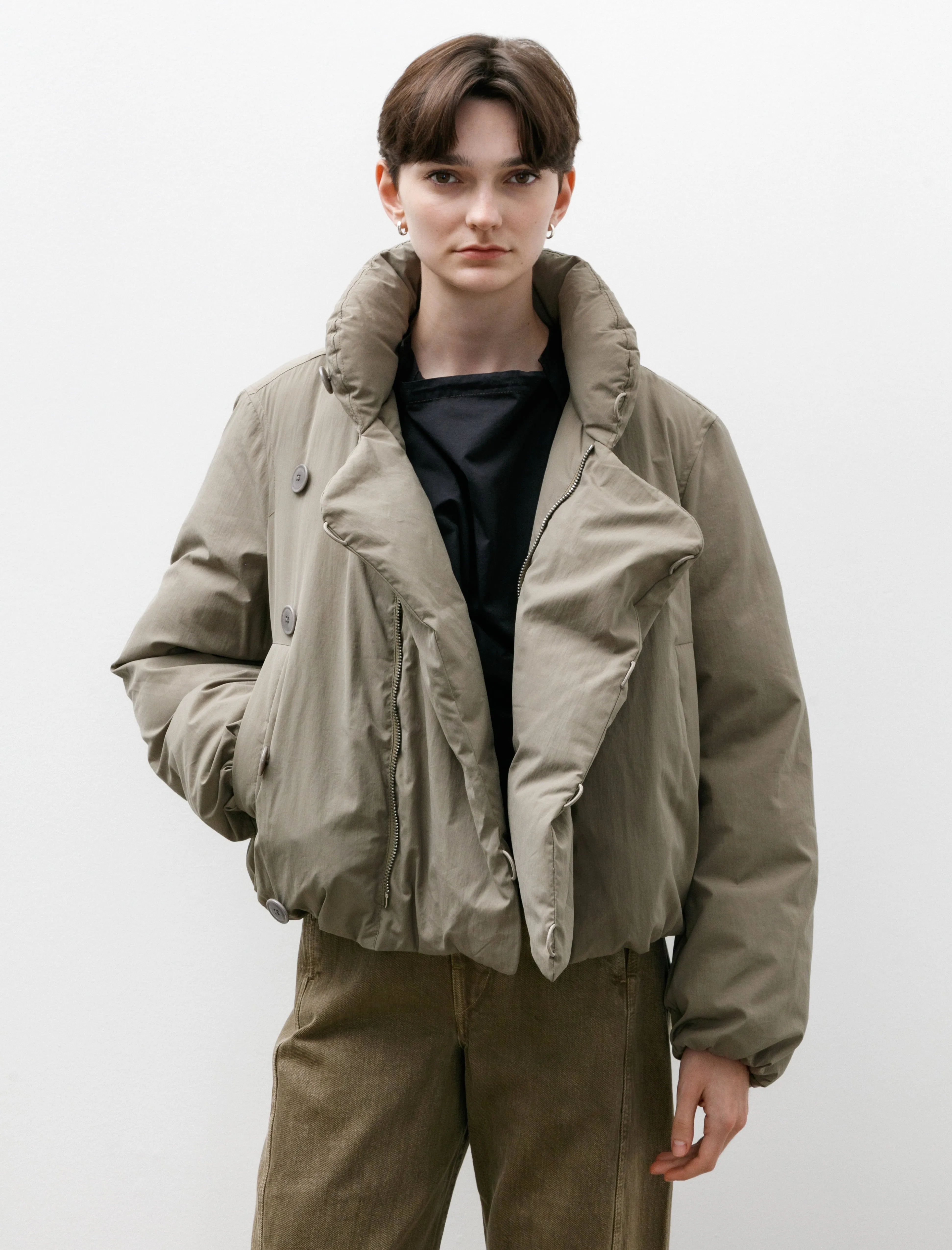 Short Puffer Blouson Desert Sage sold by SHOP NEIGHBOR product image thumbnail 2