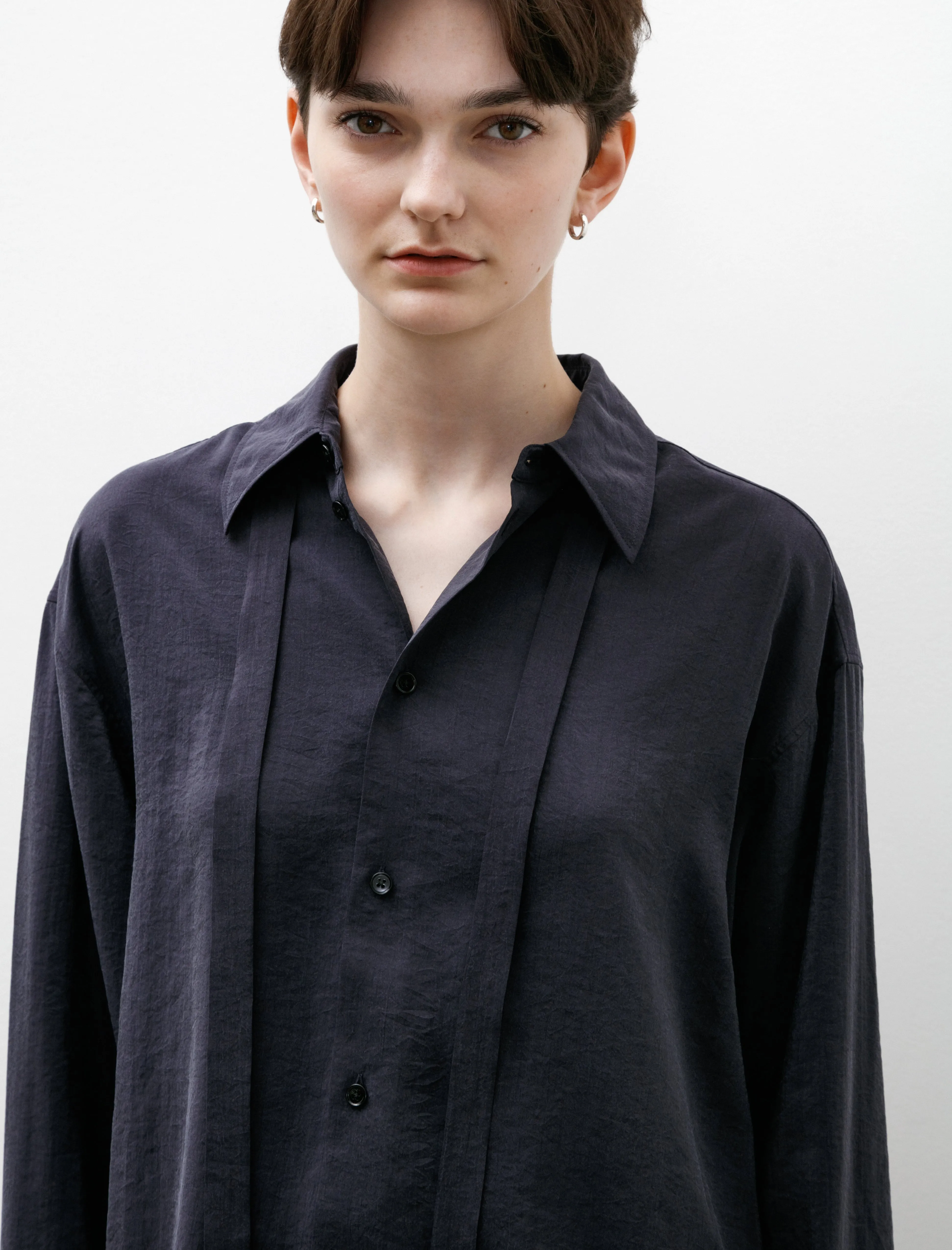 Long Shirt with Ties Midnight Violet sold by SHOP NEIGHBOR product image thumbnail 4