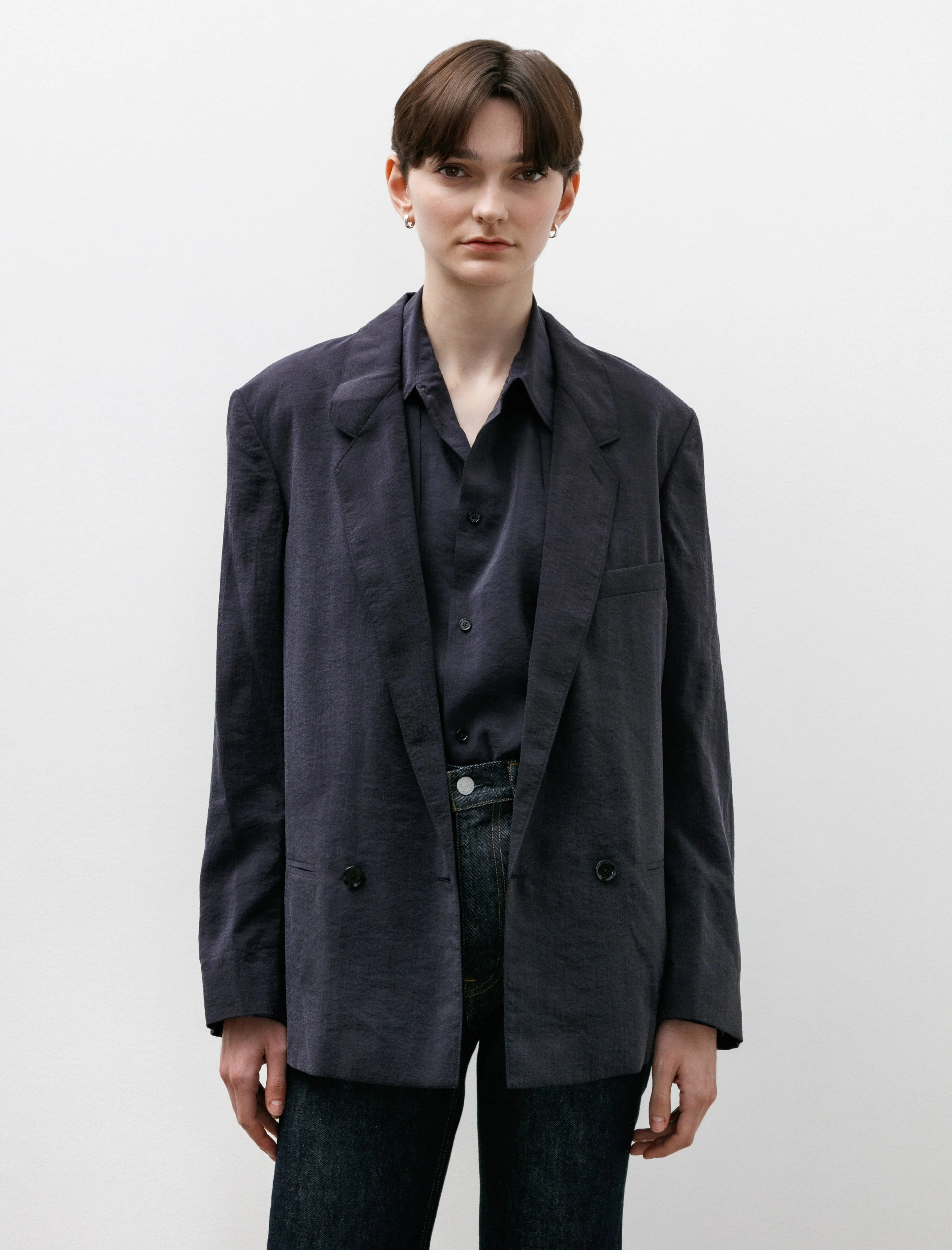 Soft Tailored Jacket Midnight Violet sold by SHOP NEIGHBOR product image thumbnail 2