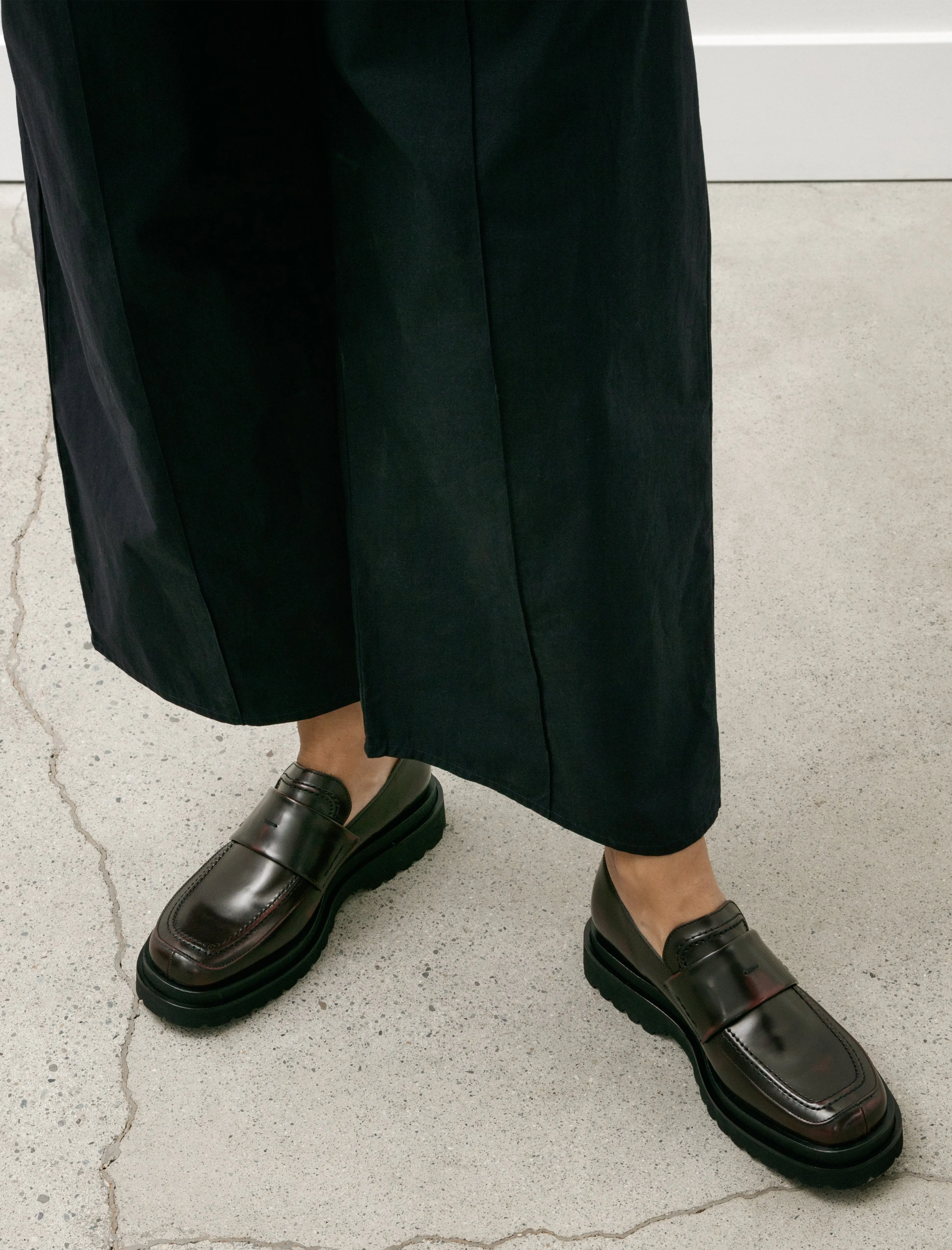 Double Sole Tuck Loafers Brown sold by SHOP NEIGHBOR