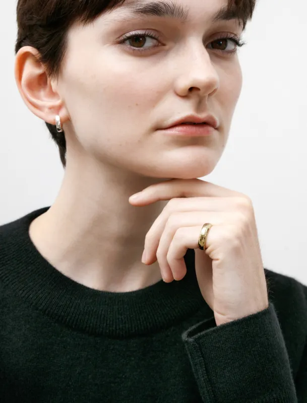 Hammered Band Yellow Gold sold by SHOP NEIGHBOR