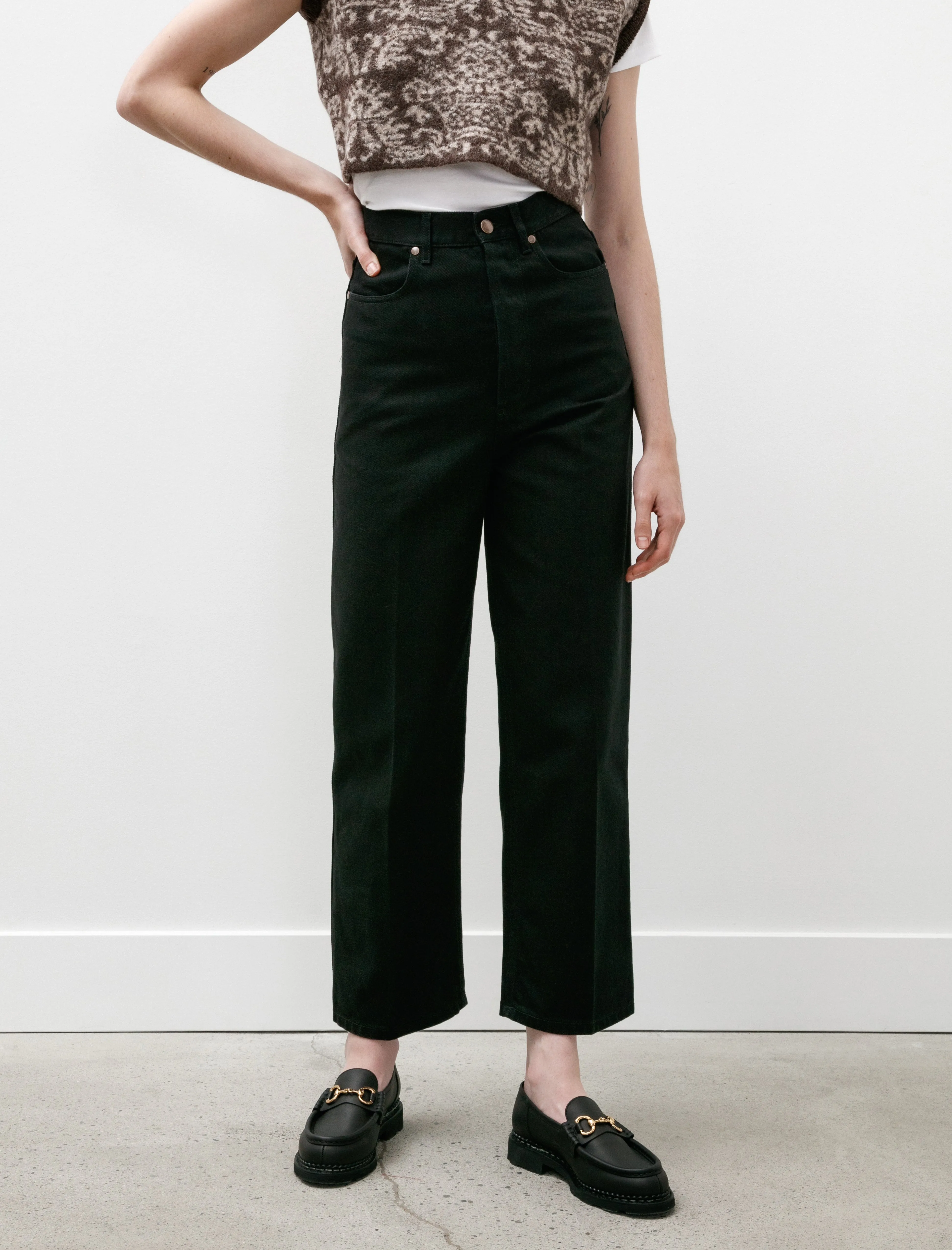 Denim High Waisted Jeans Black sold by SHOP NEIGHBOR product image thumbnail 2