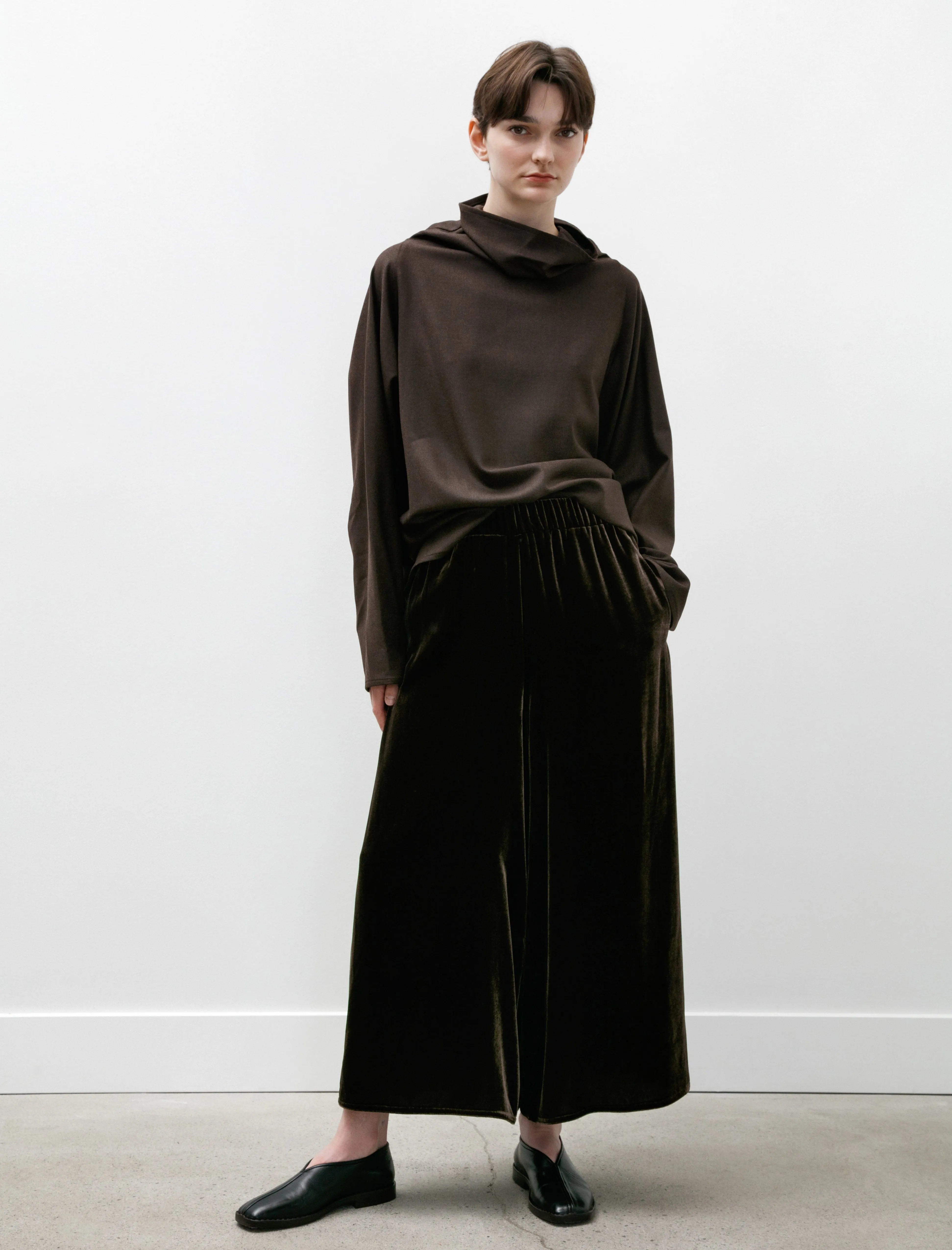 Gaucho Pants Silk Velvet Brown sold by SHOP NEIGHBOR product image thumbnail 5