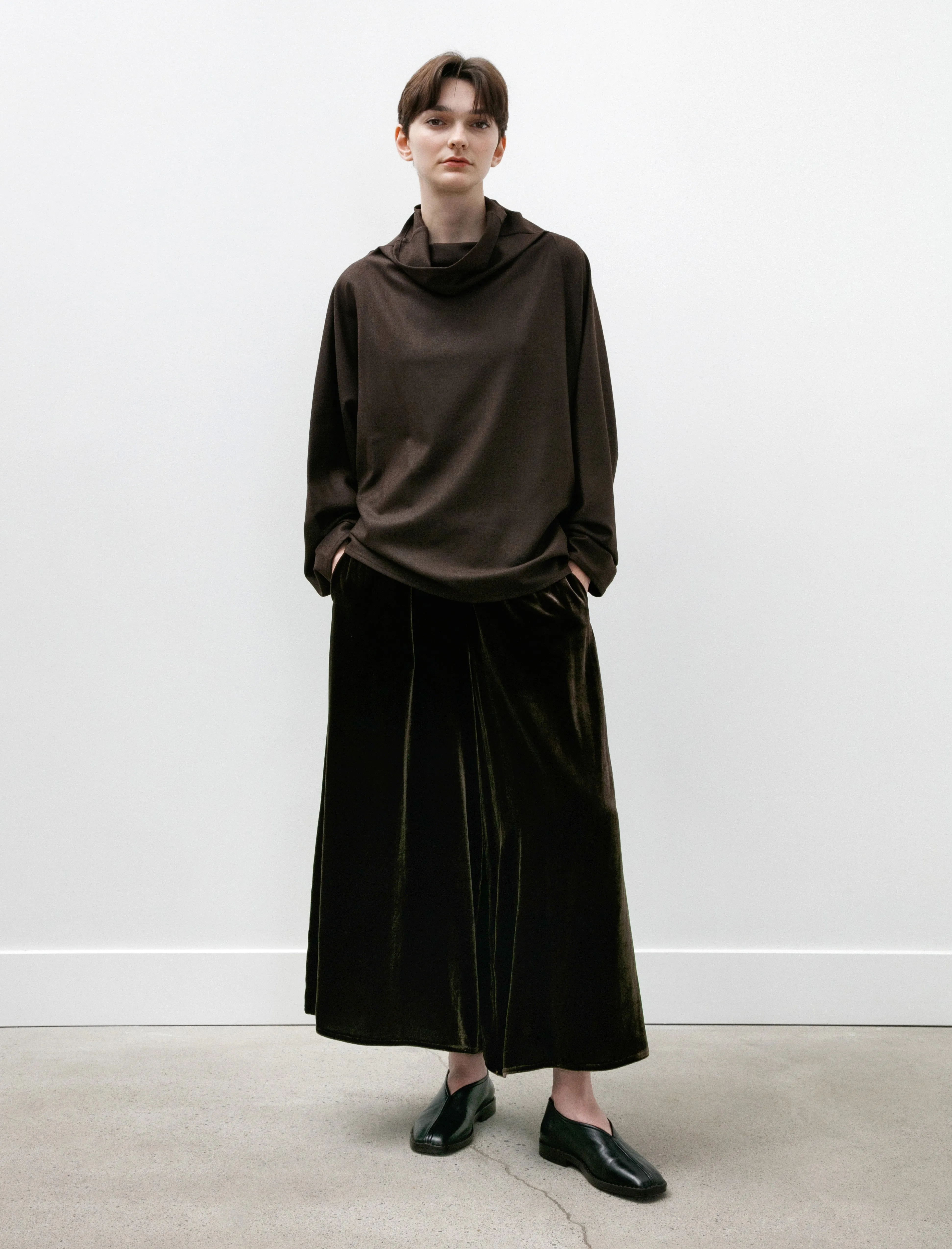 Gaucho Pants Silk Velvet Brown sold by SHOP NEIGHBOR product image thumbnail 3