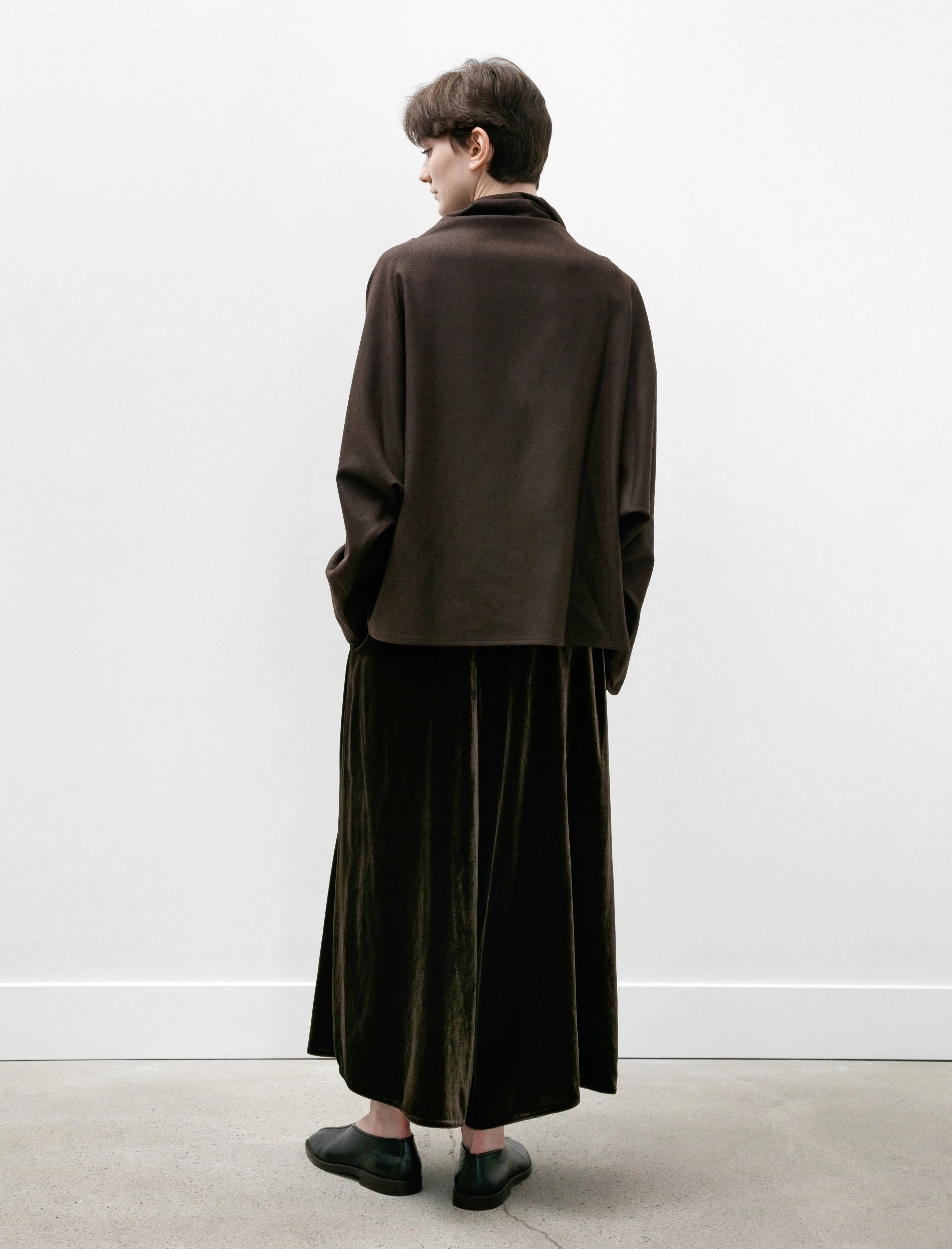 Gaucho Pants Silk Velvet Brown sold by SHOP NEIGHBOR product image thumbnail 4