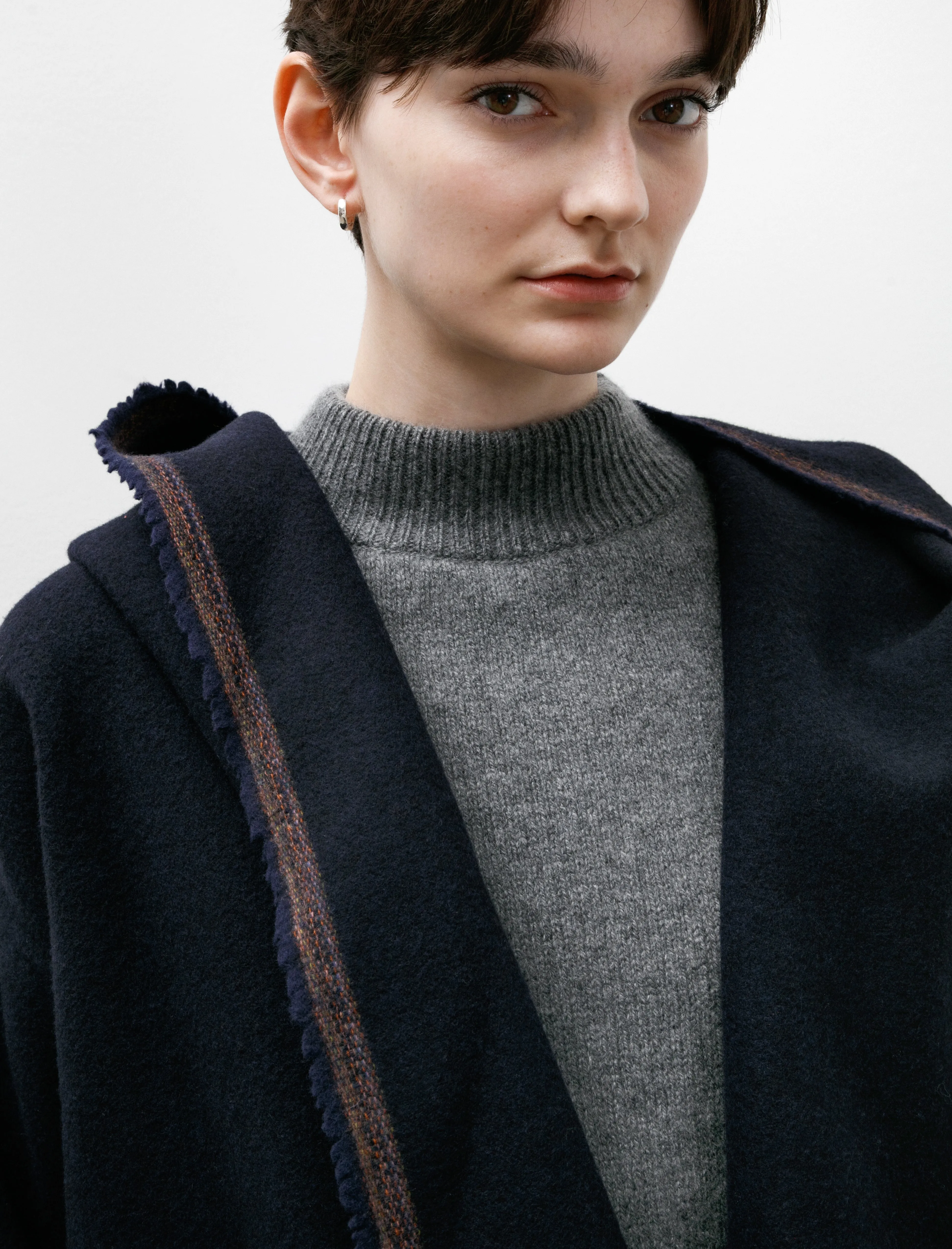 Big Hooded Jacket Double Lana Midnight sold by SHOP NEIGHBOR product image thumbnail 3