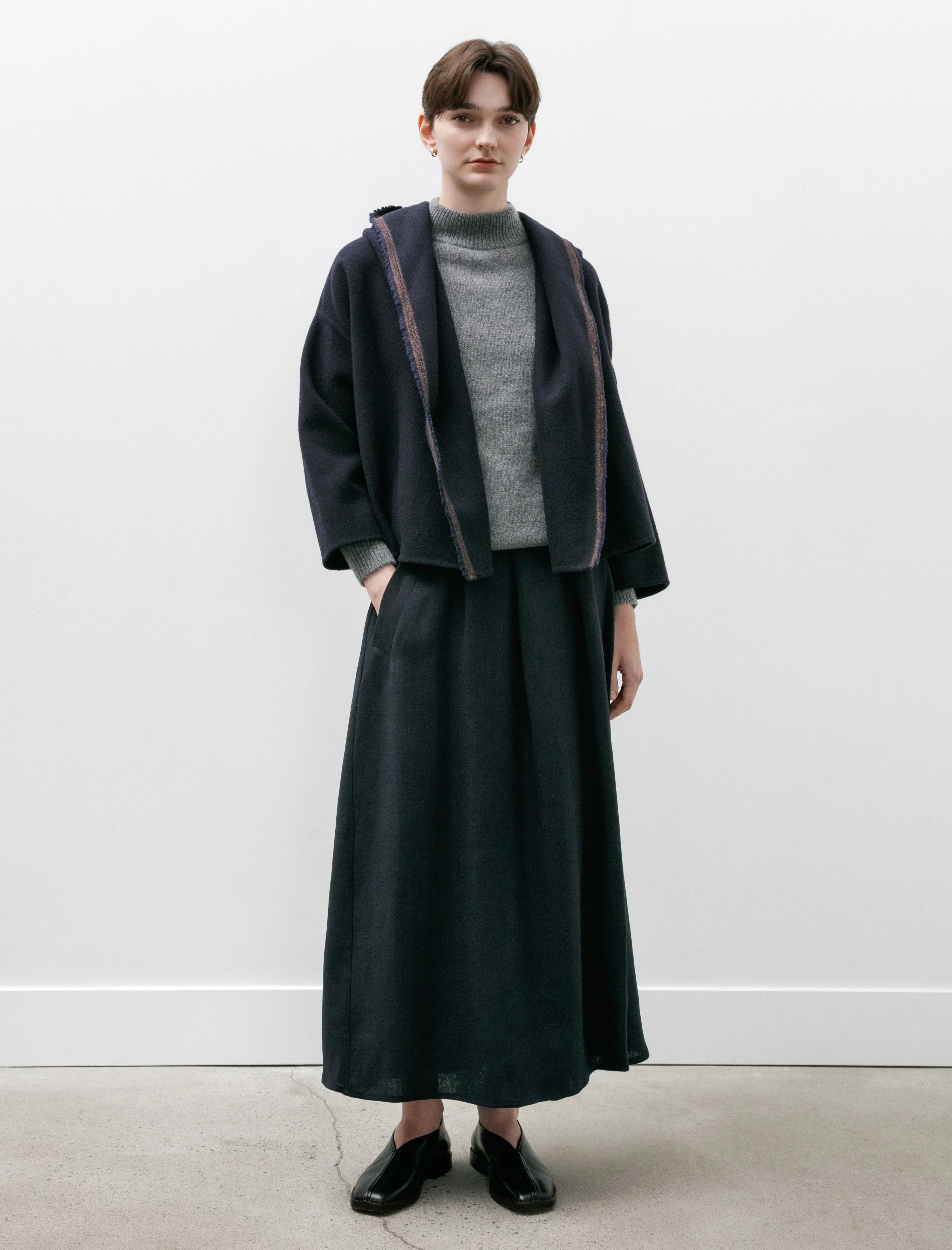 Big Hooded Jacket Double Lana Midnight sold by SHOP NEIGHBOR