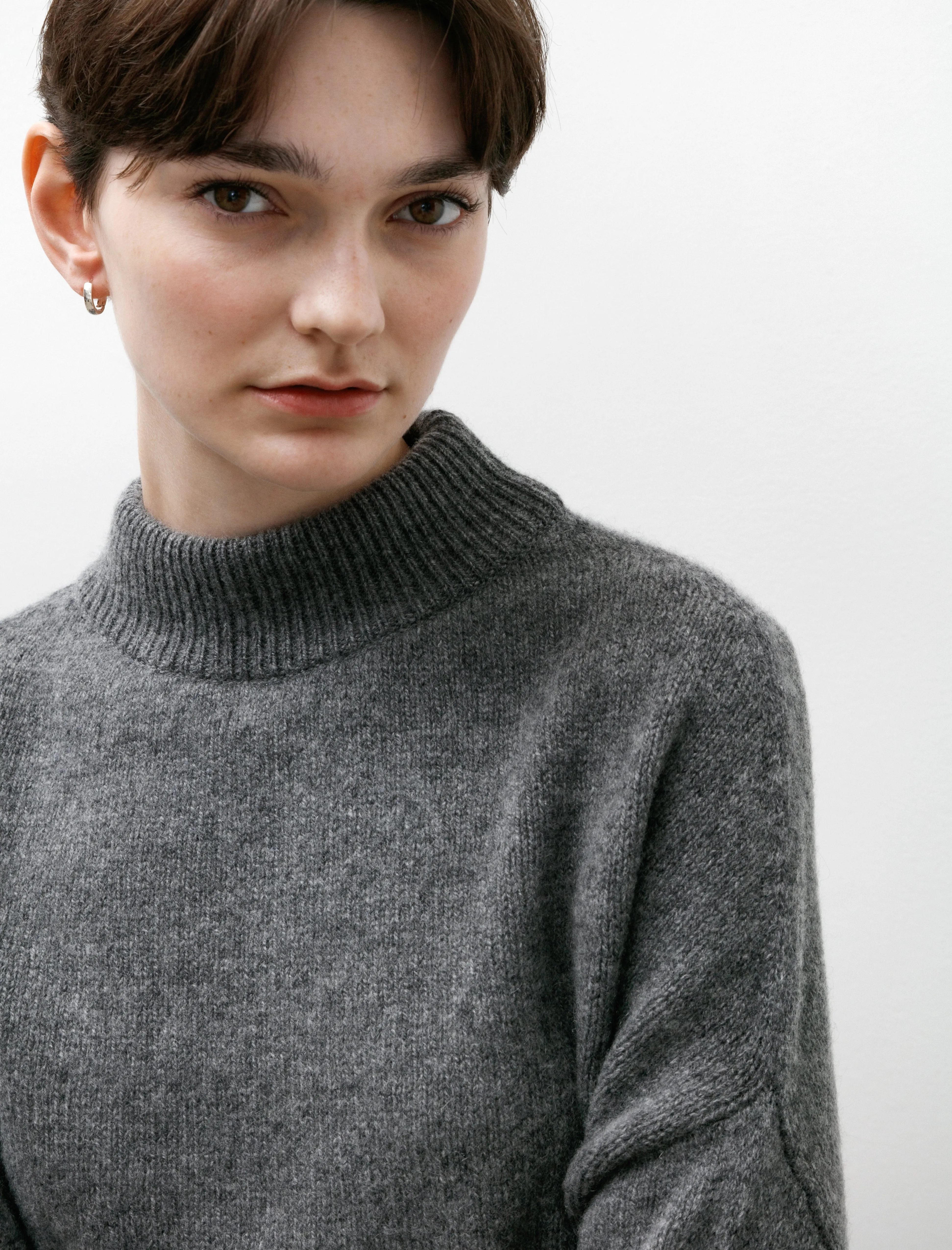 Regular Roundneck Sweater Fleece Grey sold by SHOP NEIGHBOR product image thumbnail 3