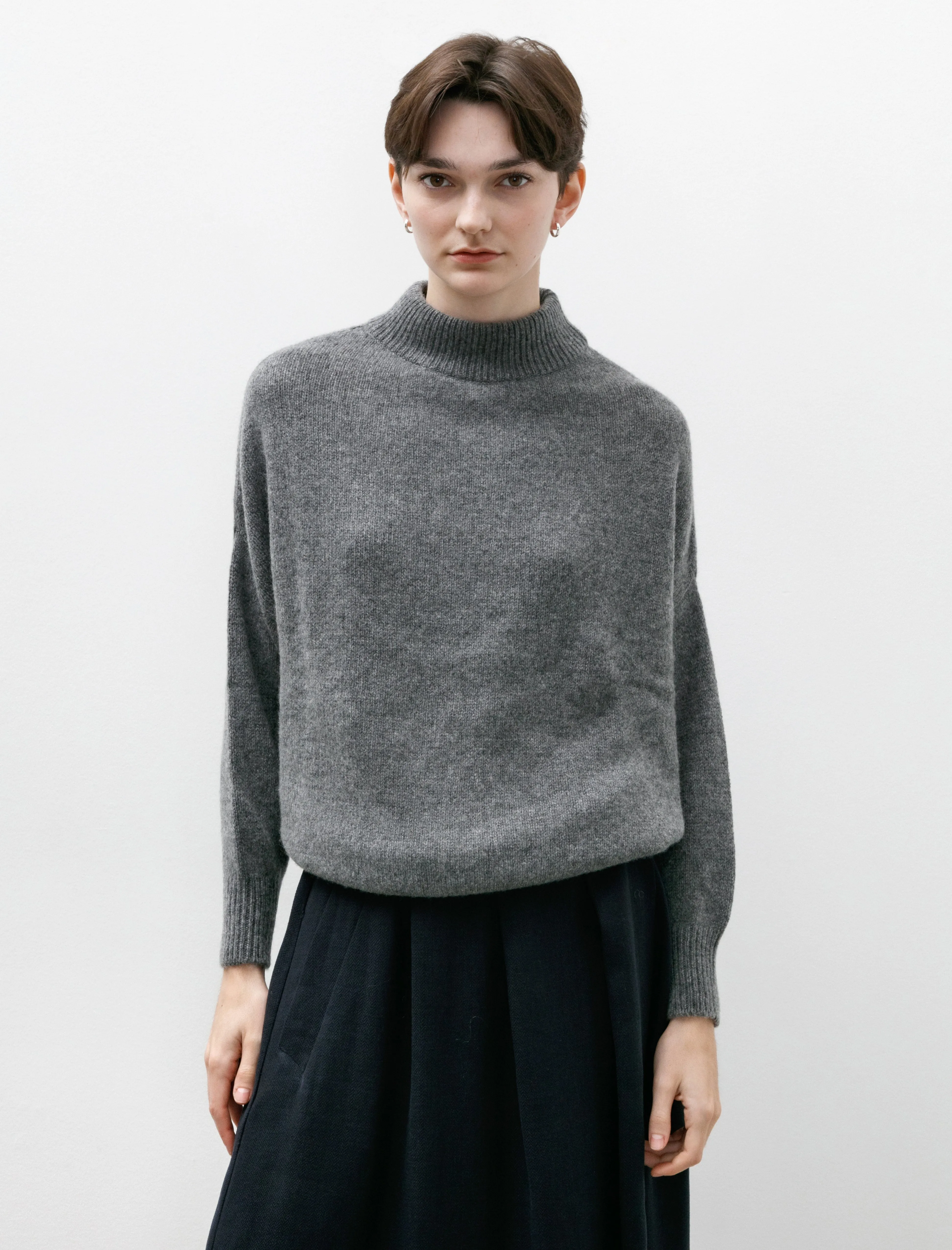 Regular Roundneck Sweater Fleece Grey sold by SHOP NEIGHBOR product image thumbnail 2