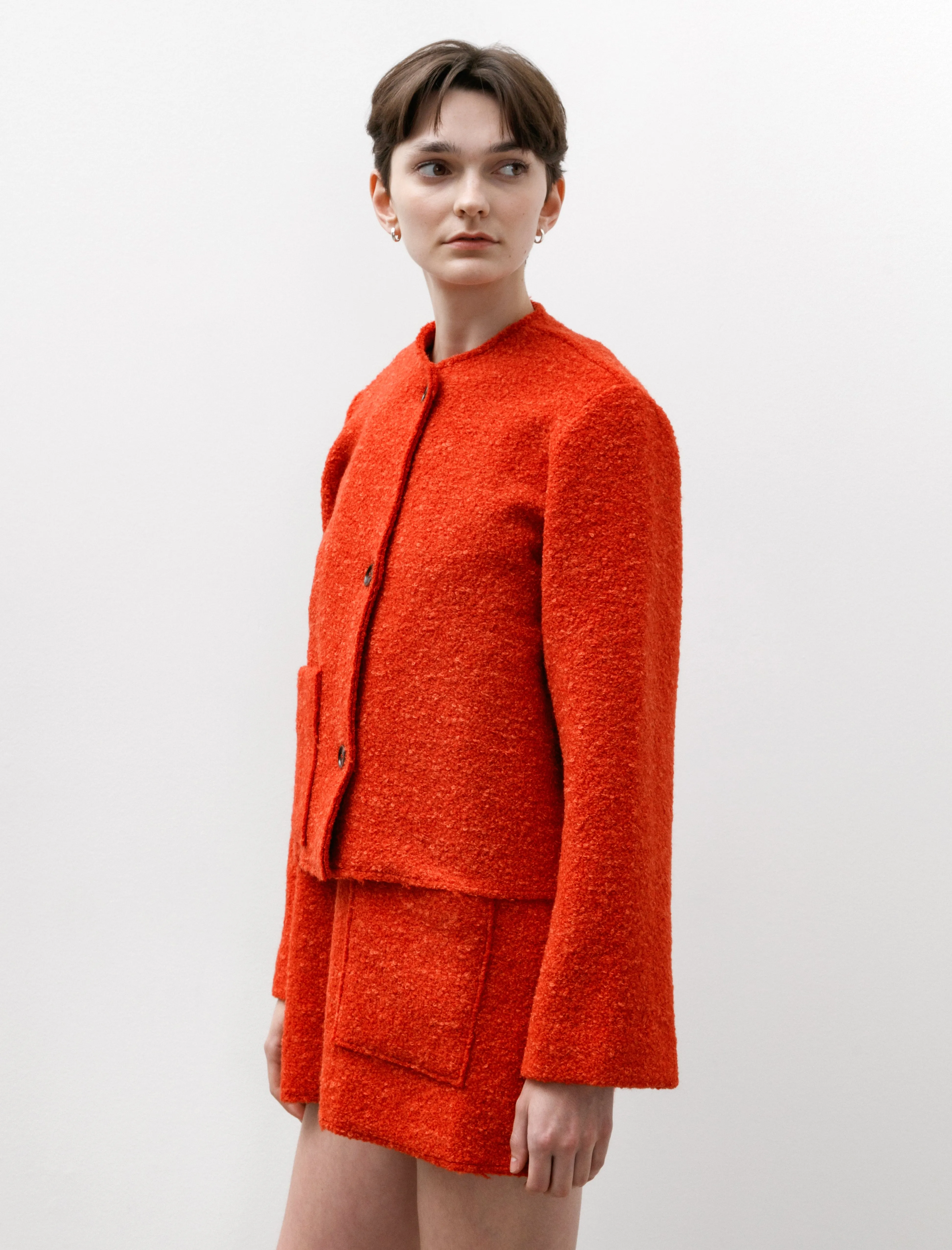 Bouclé Lulu Jacket Red sold by SHOP NEIGHBOR product image thumbnail 5