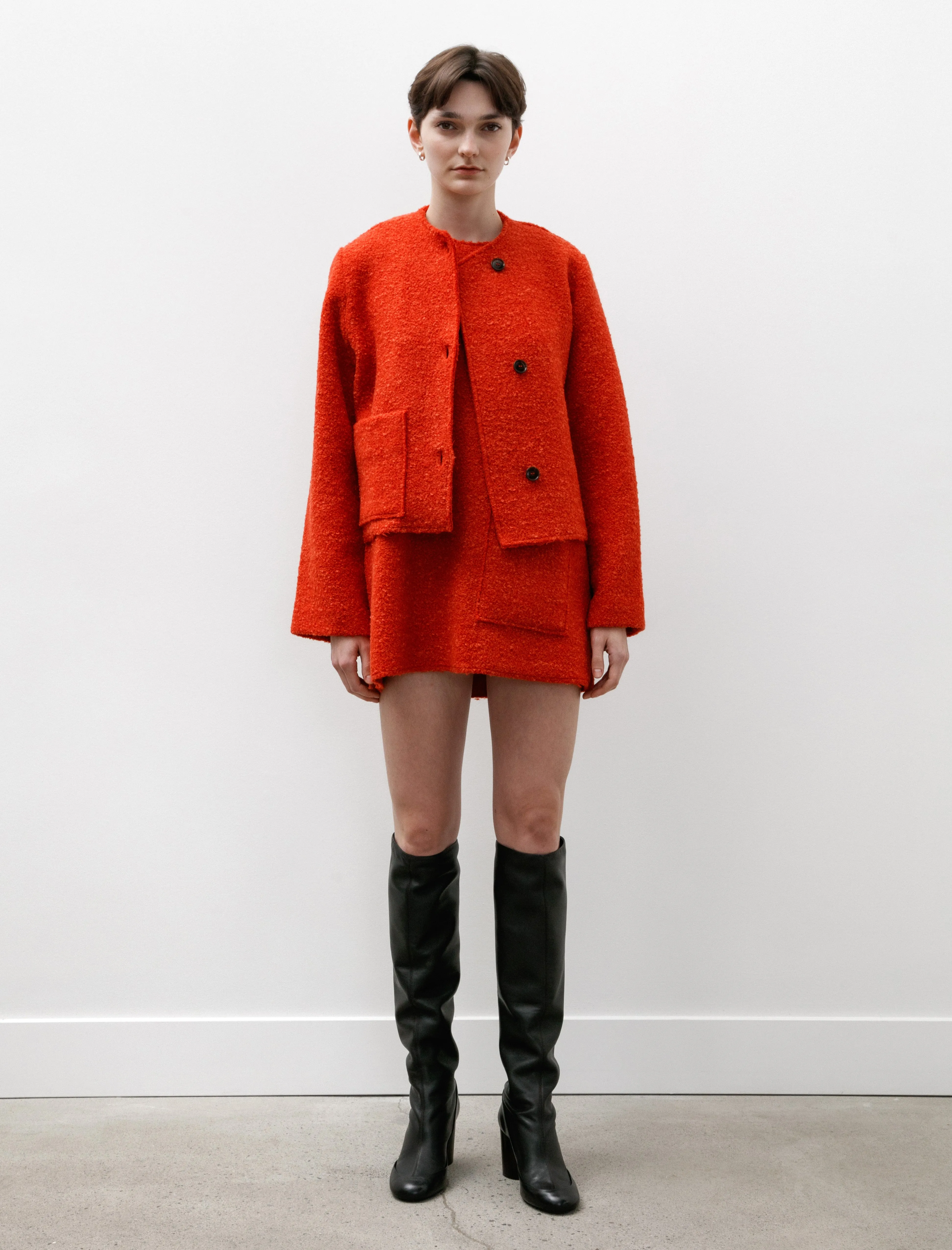 Bouclé Lulu Jacket Red sold by SHOP NEIGHBOR product image thumbnail 2