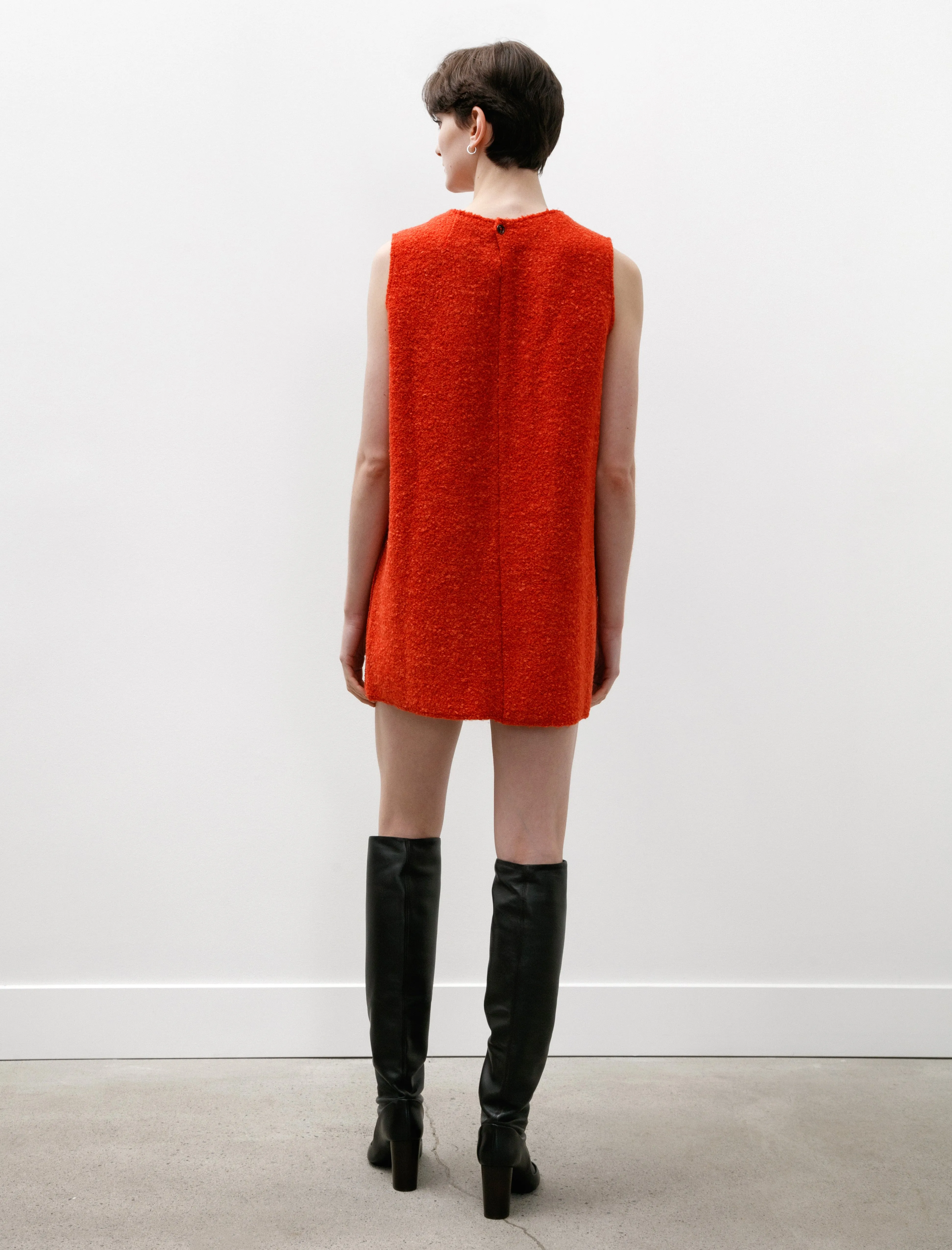 Bouclé Mini Dress Red sold by SHOP NEIGHBOR product image thumbnail 4