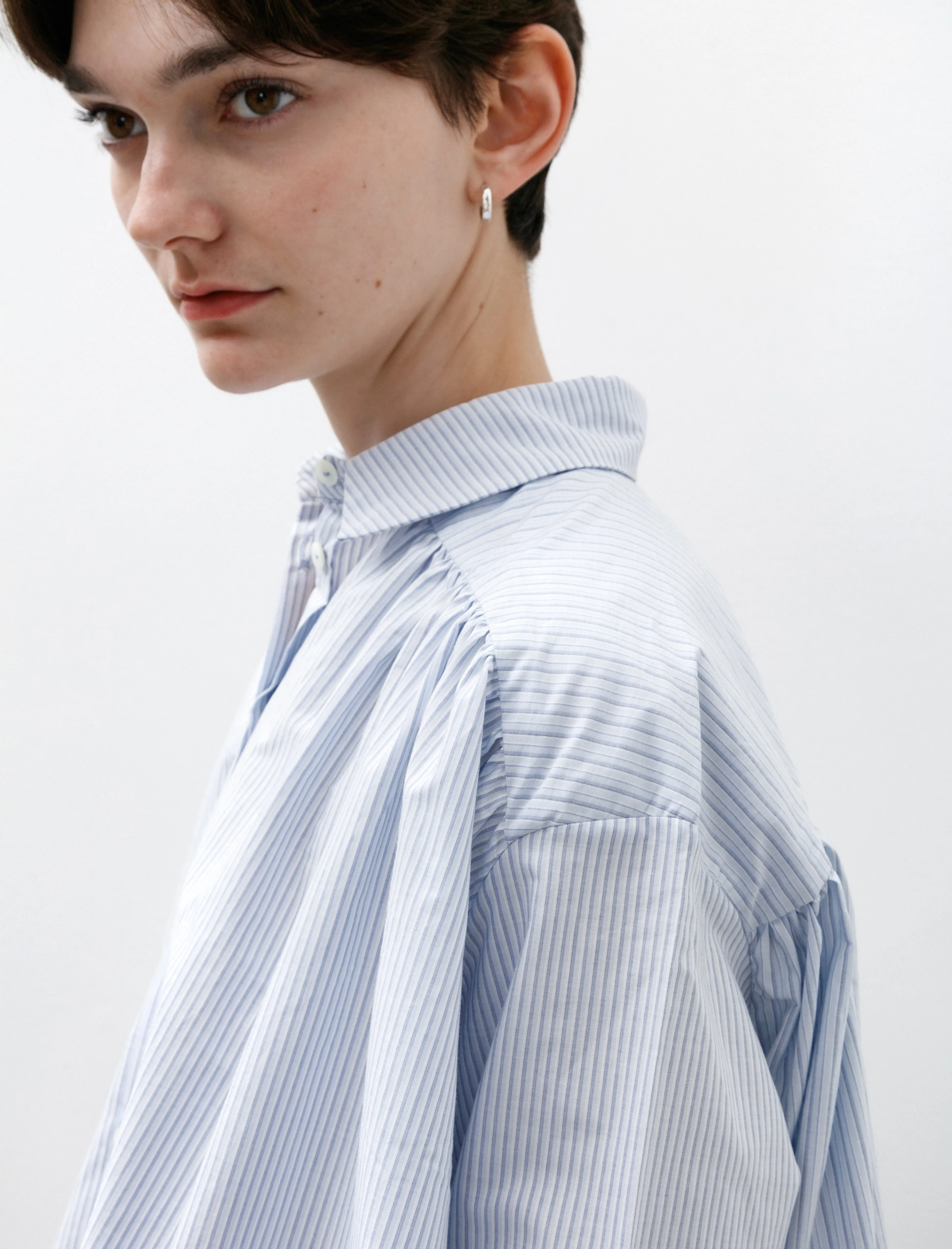 Flo Blouse Light Blue Stripe sold by SHOP NEIGHBOR product image thumbnail 5