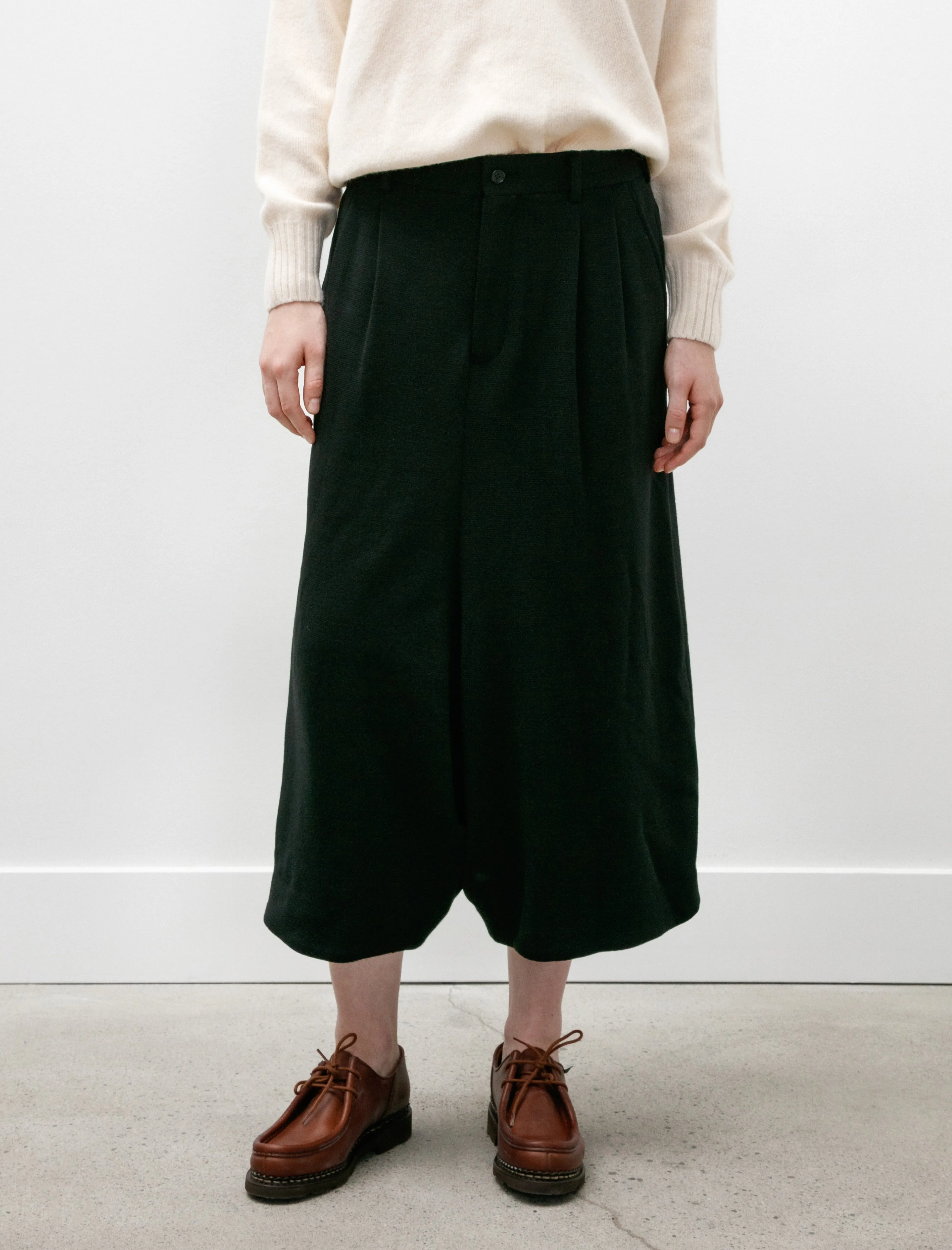 Pleated Milano Wool Pants Black sold by SHOP NEIGHBOR product image thumbnail 2
