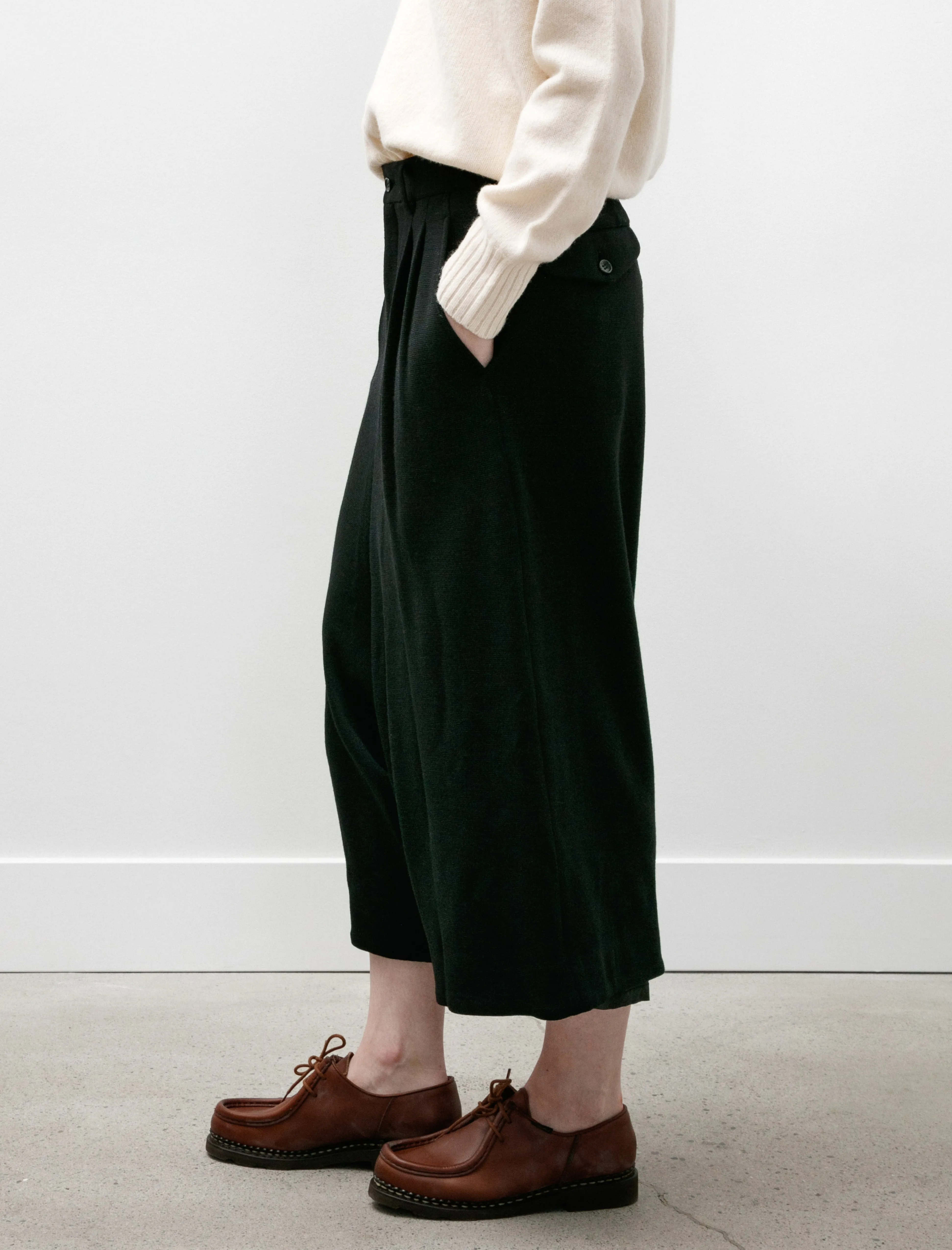 Pleated Milano Wool Pants Black sold by SHOP NEIGHBOR product image thumbnail 5