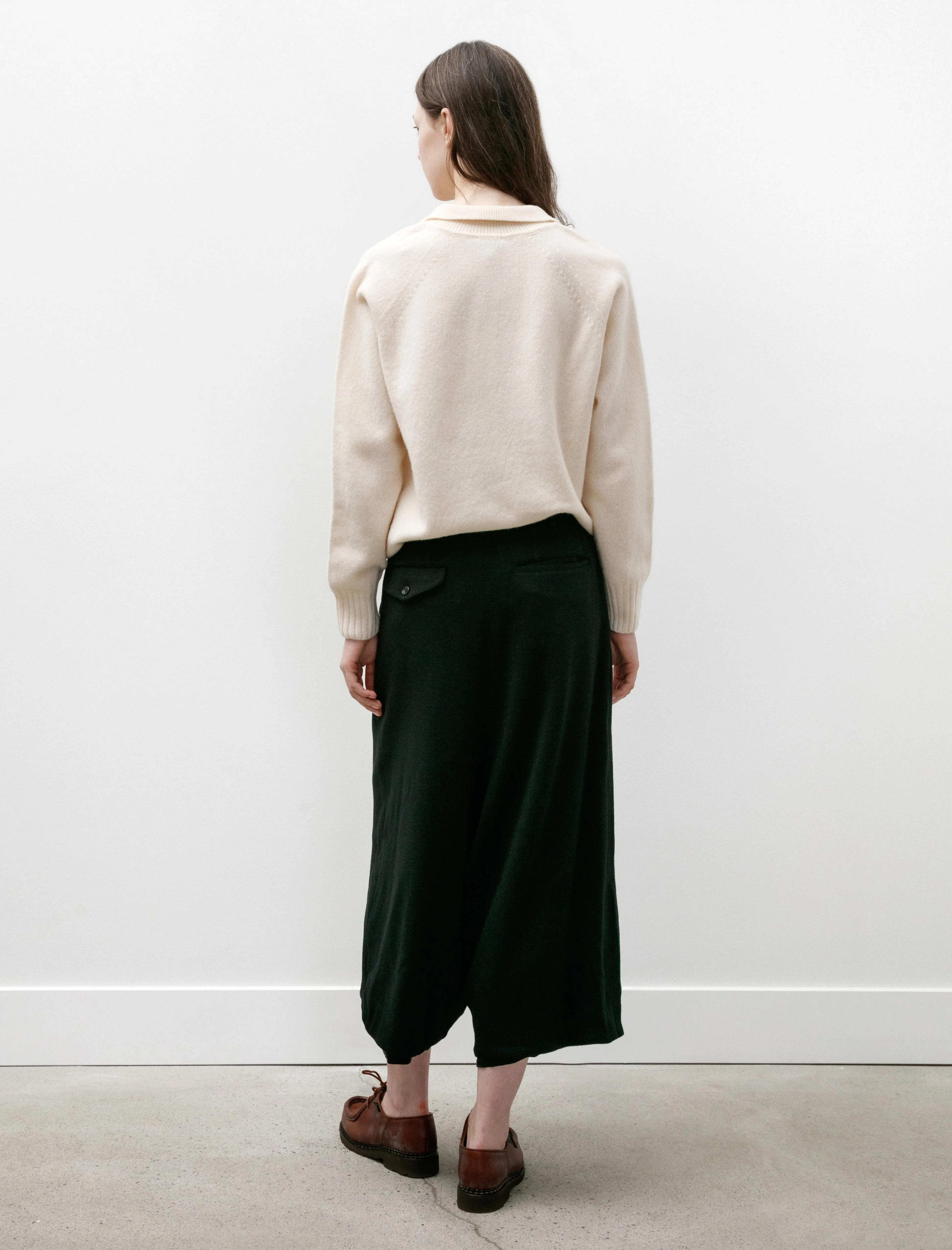 Pleated Milano Wool Pants Black sold by SHOP NEIGHBOR product image thumbnail 4