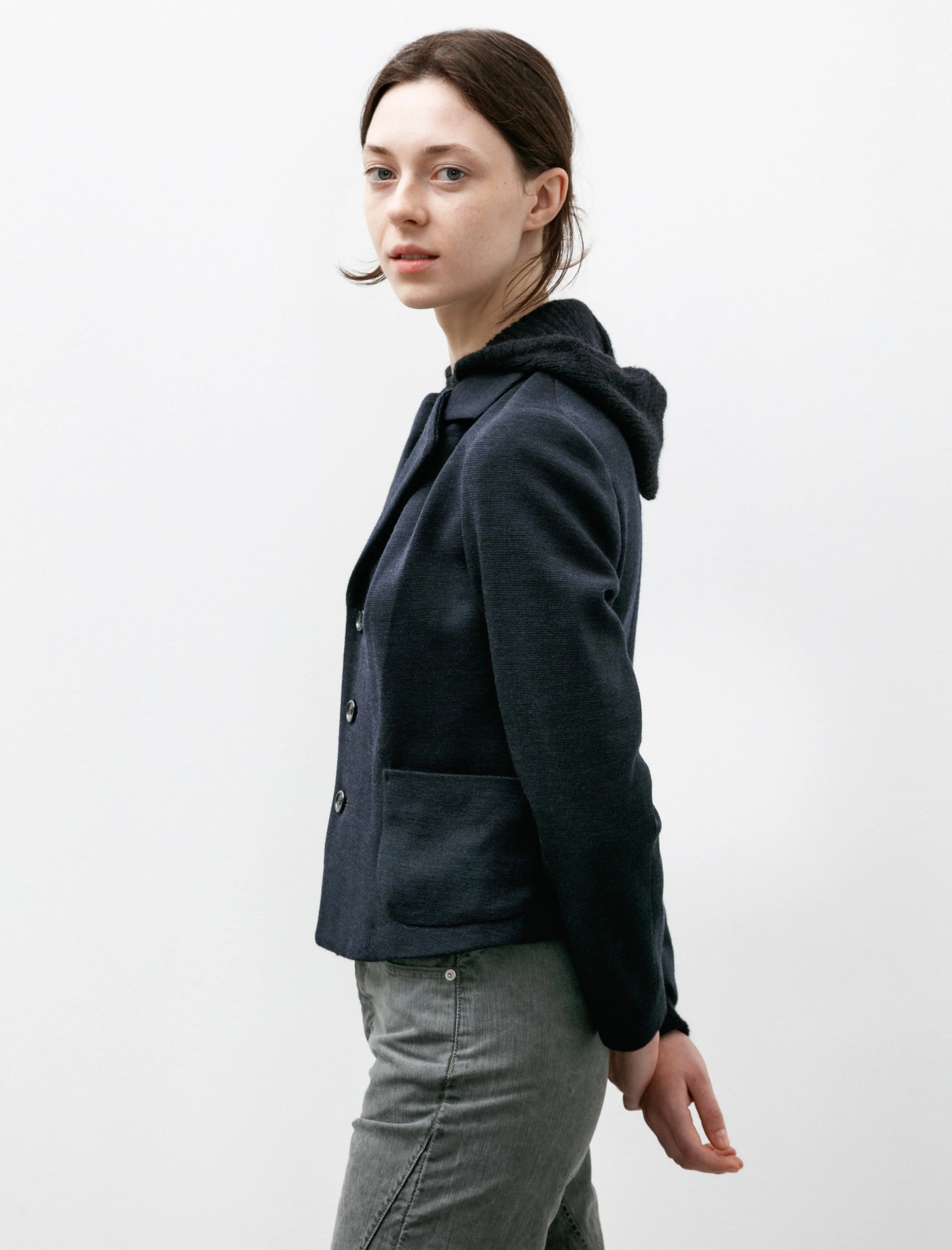 Milano Wool Jacket Navy sold by SHOP NEIGHBOR product image thumbnail 4