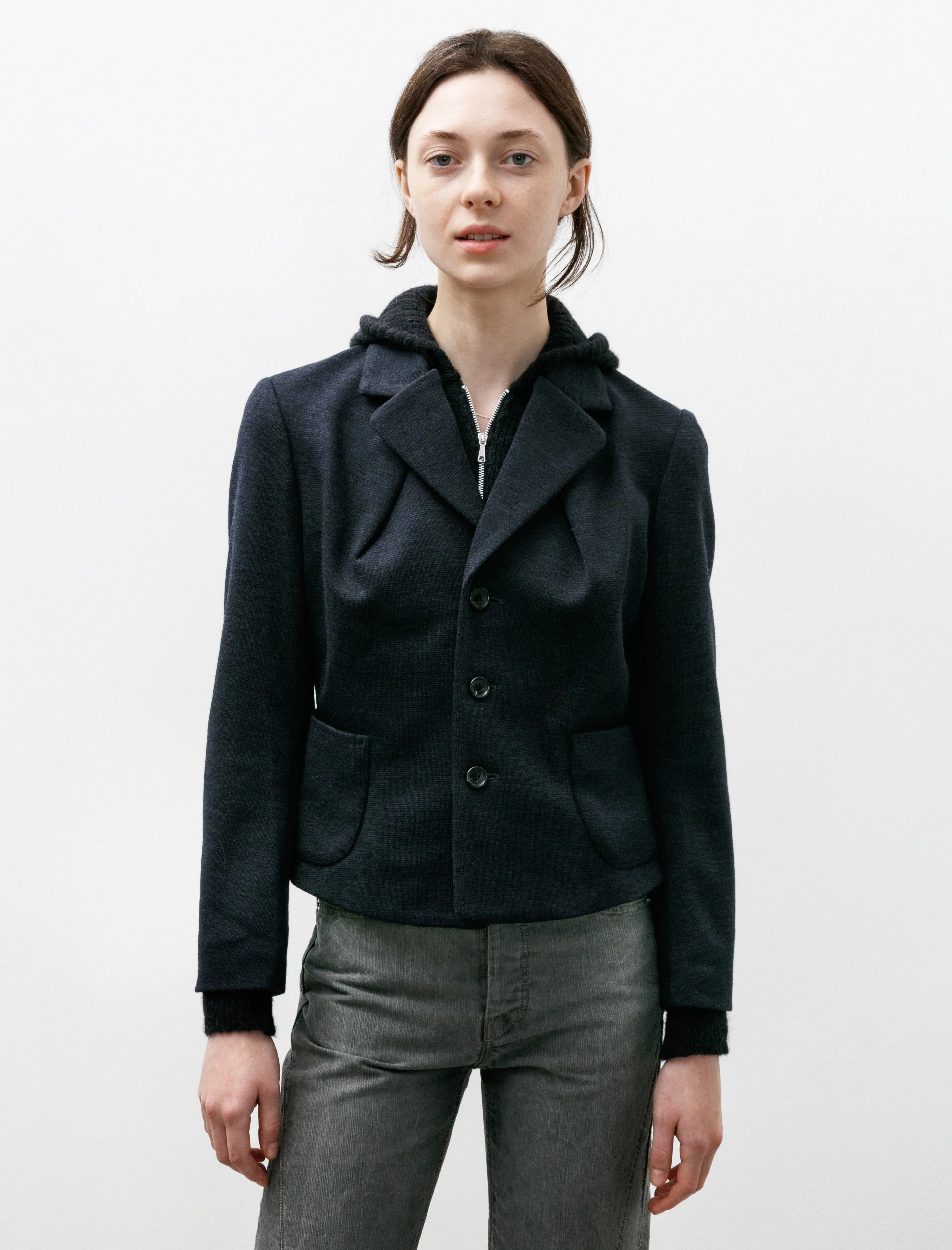 Milano Wool Jacket Navy sold by SHOP NEIGHBOR product image thumbnail 2