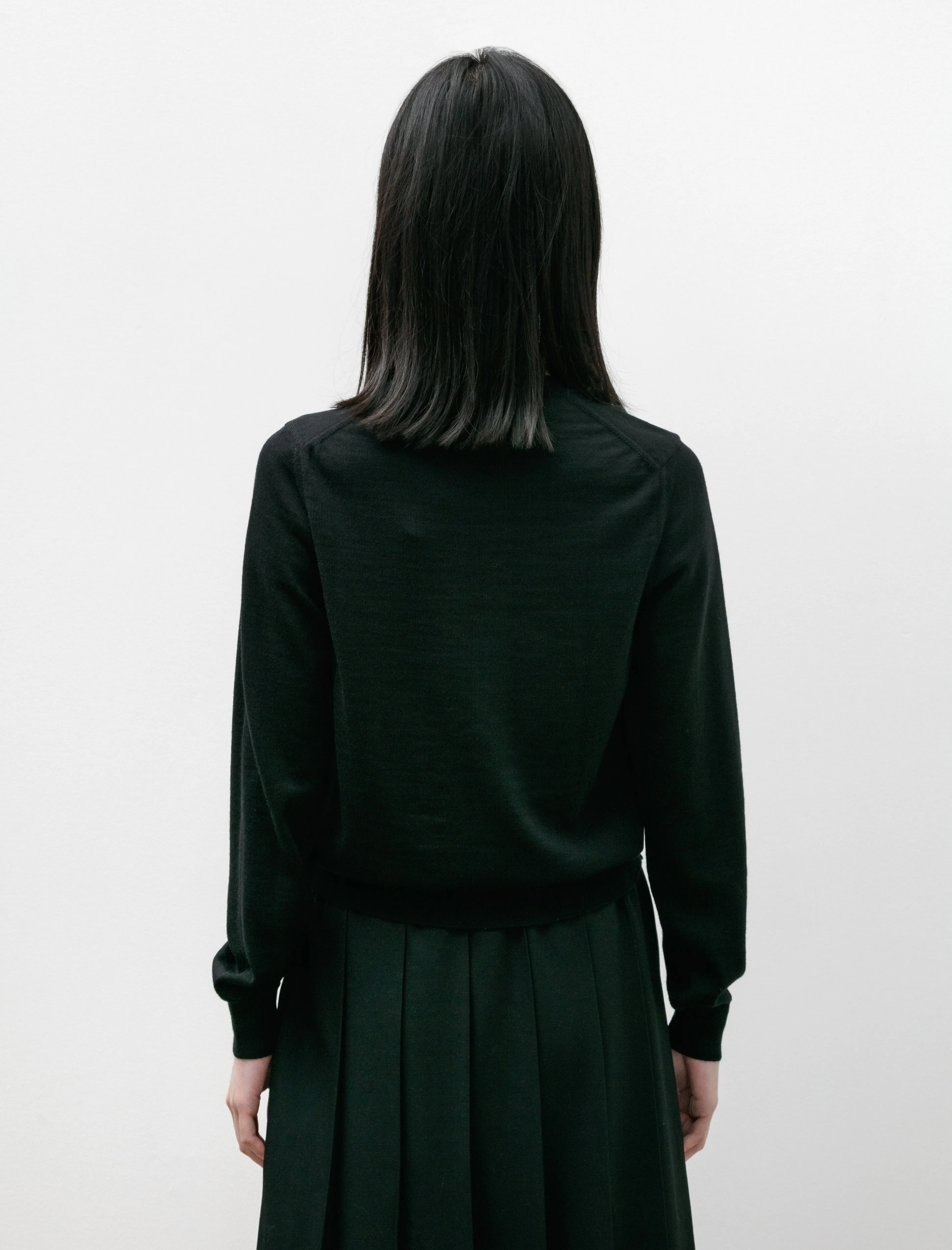 Laminated Dot Cardigan Black sold by SHOP NEIGHBOR product image thumbnail 5