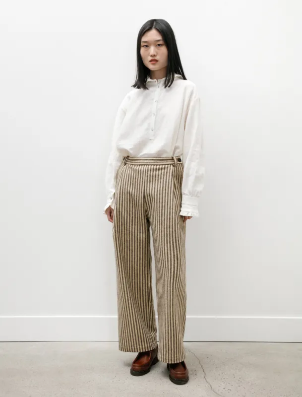 Portugese Striped Wool Georgia Trousers sold by SHOP NEIGHBOR