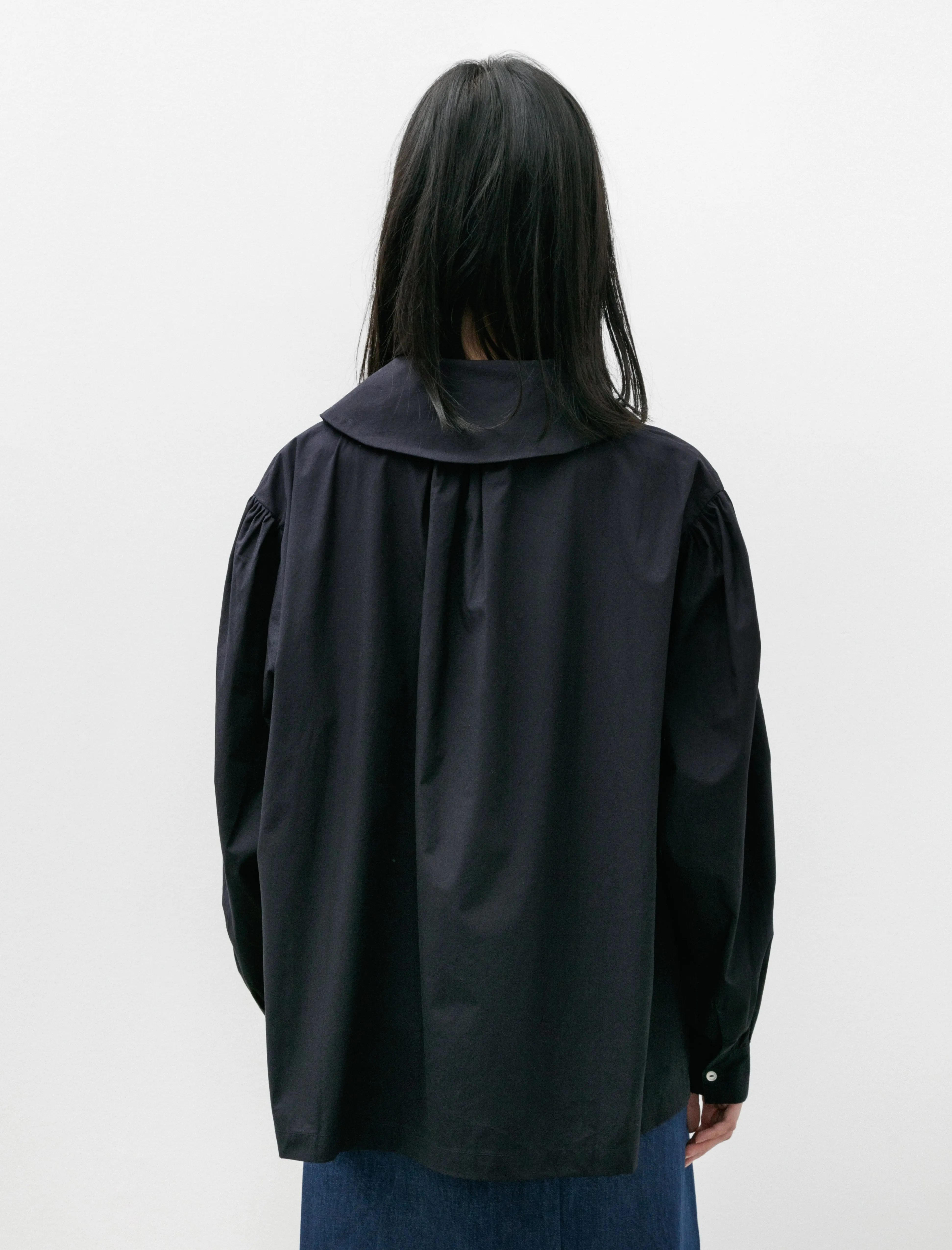 Days Shirt Navy Poplin sold by SHOP NEIGHBOR product image thumbnail 5