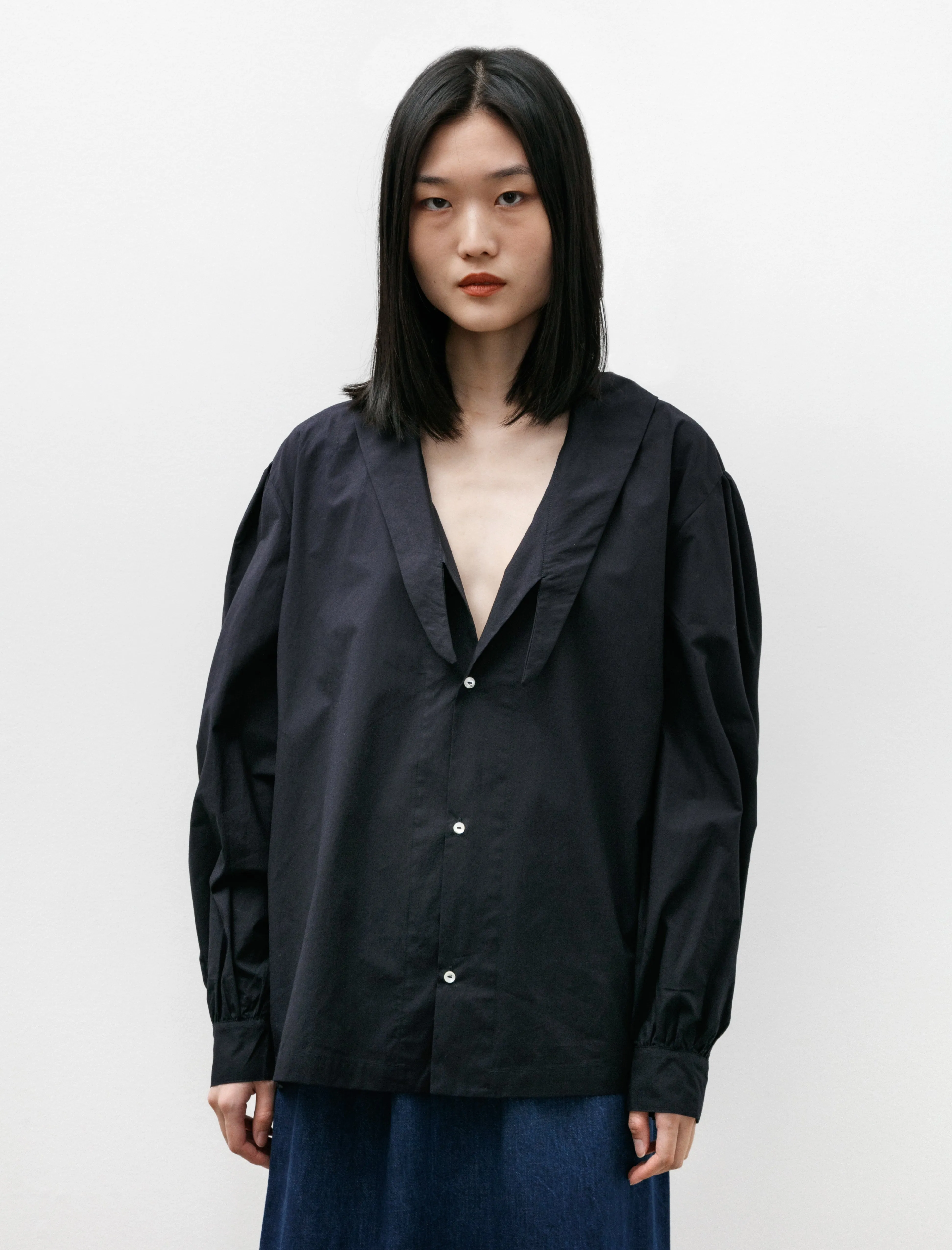 Days Shirt Navy Poplin sold by SHOP NEIGHBOR product image thumbnail 2