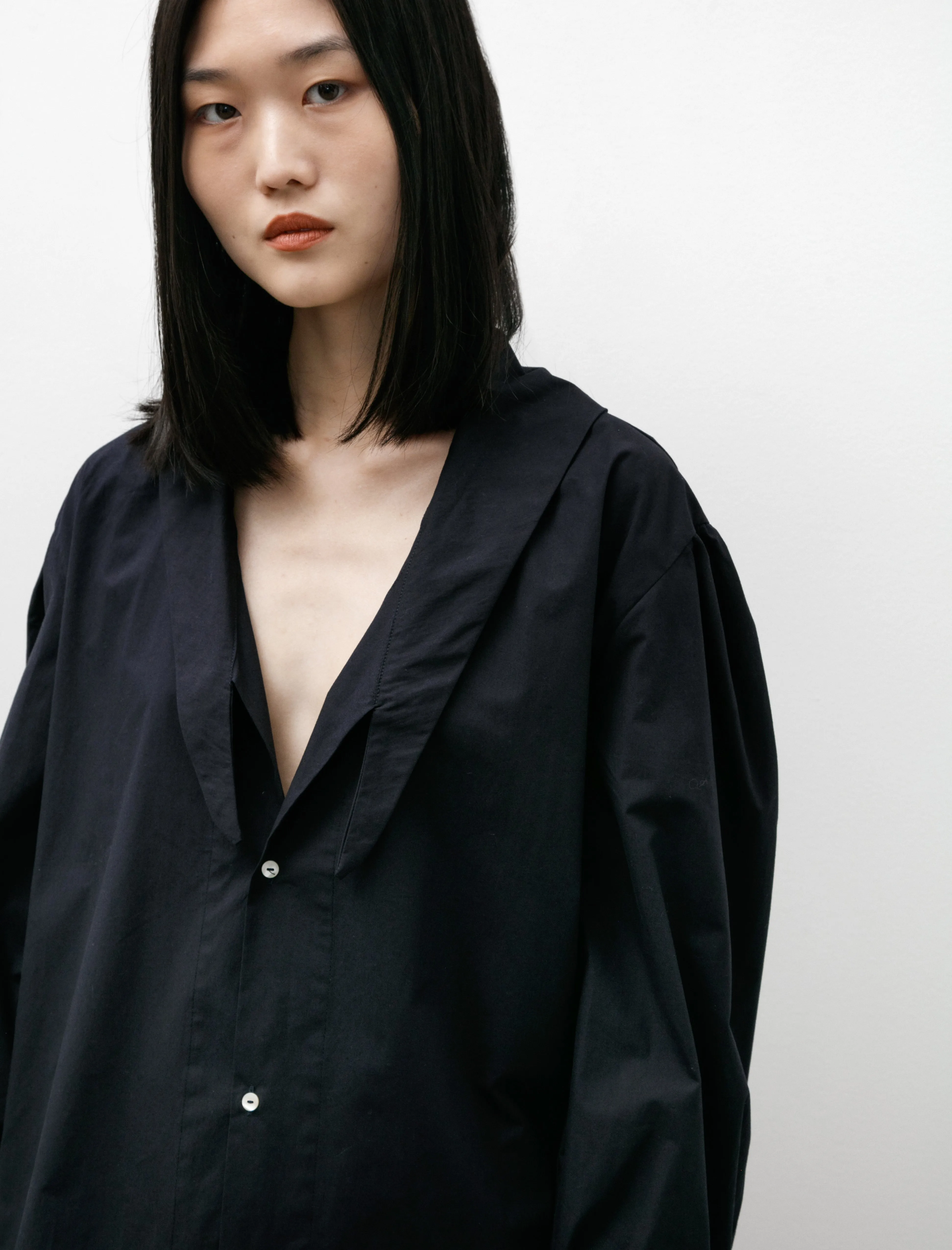 Days Shirt Navy Poplin sold by SHOP NEIGHBOR product image thumbnail 3