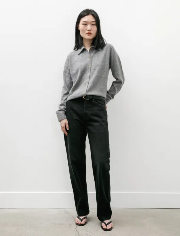 Raglan Sleeve Cashmere Shirt Grey Mélange sold by SHOP NEIGHBOR