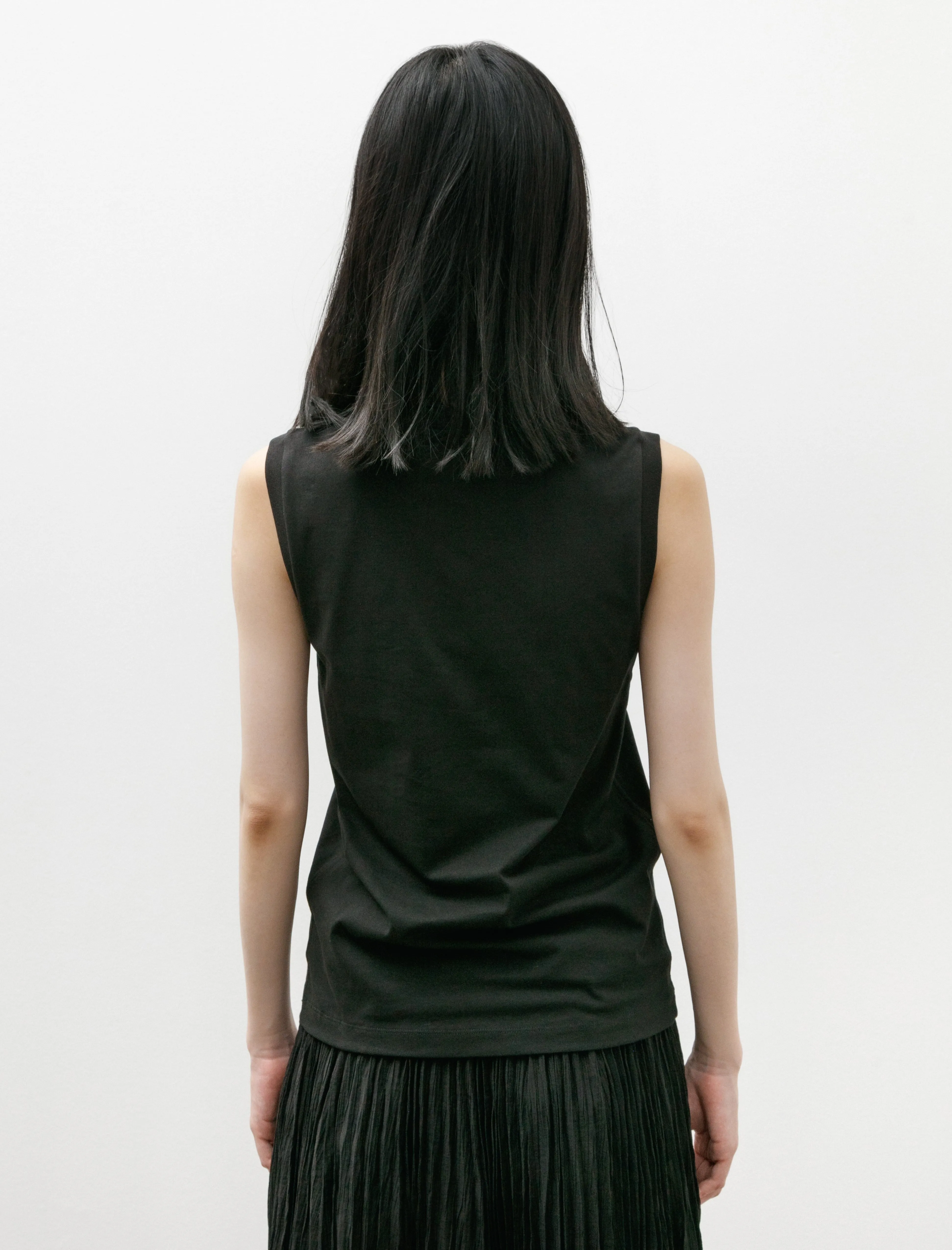 Relaxed Sleeveless Tee Black sold by SHOP NEIGHBOR product image thumbnail 4