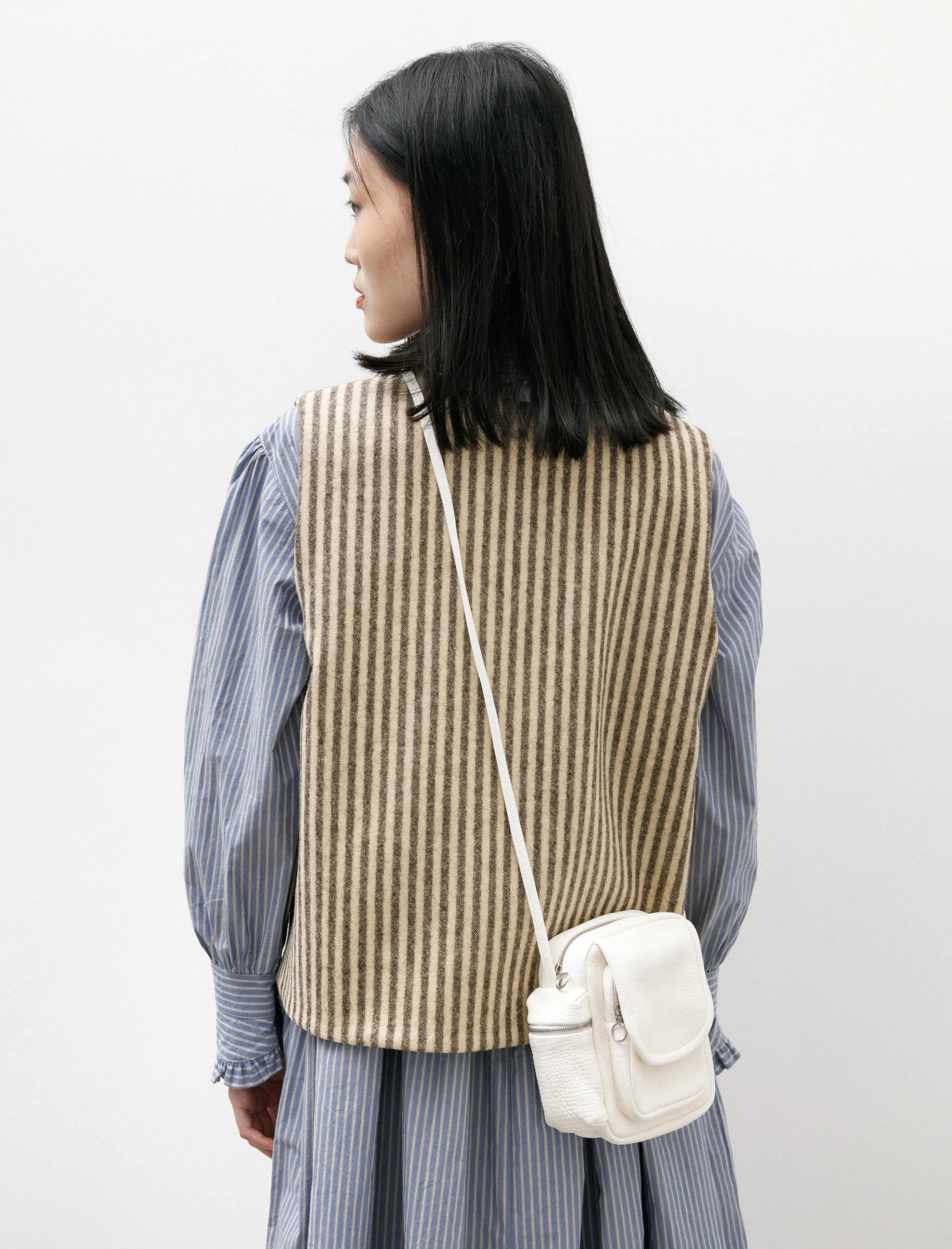 Mini Multi Shoulder Pouch White sold by SHOP NEIGHBOR product image thumbnail 4