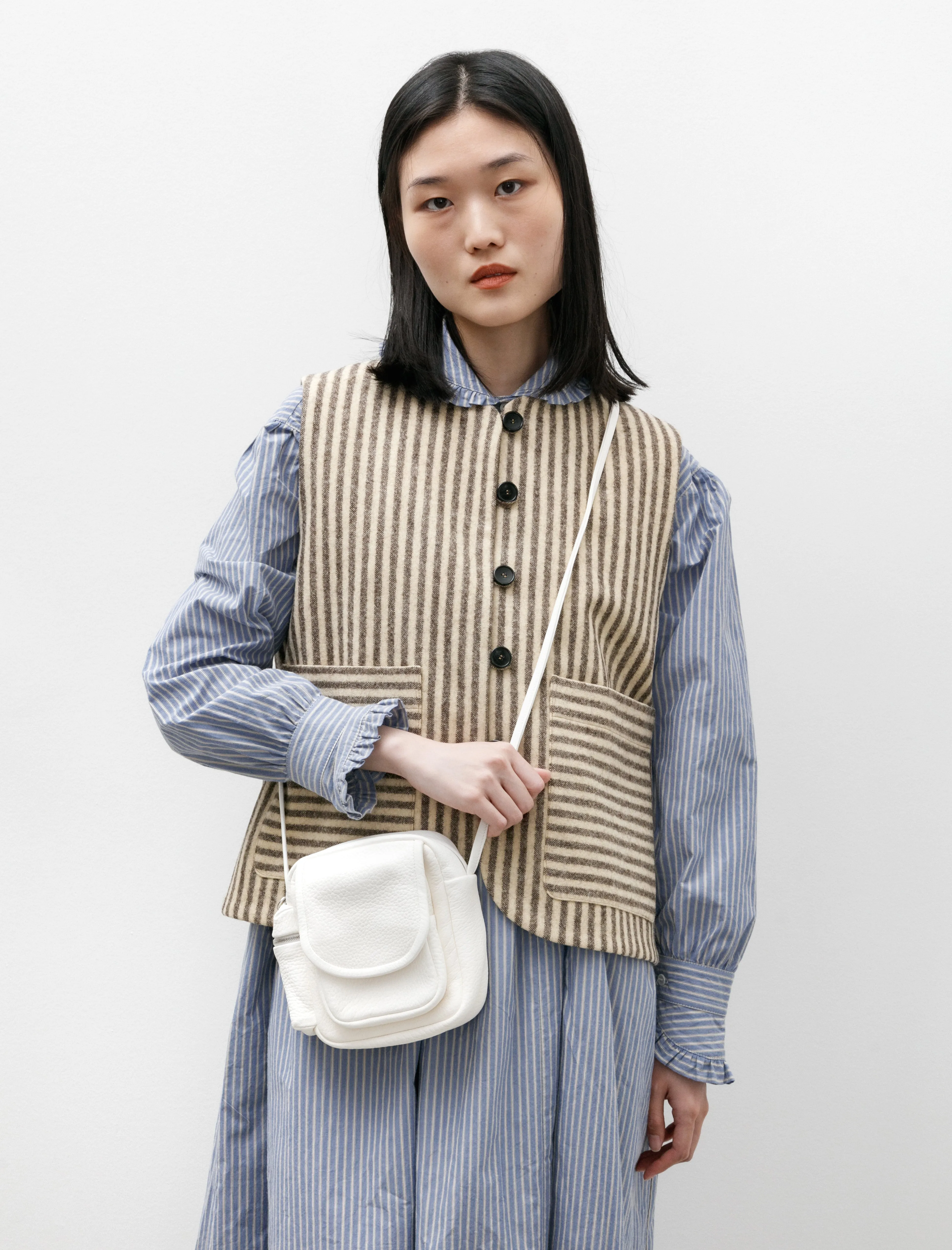 Mini Multi Shoulder Pouch White sold by SHOP NEIGHBOR product image thumbnail 2