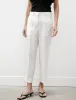 Straight Cropped Trousers Off White sold by SHOP NEIGHBOR