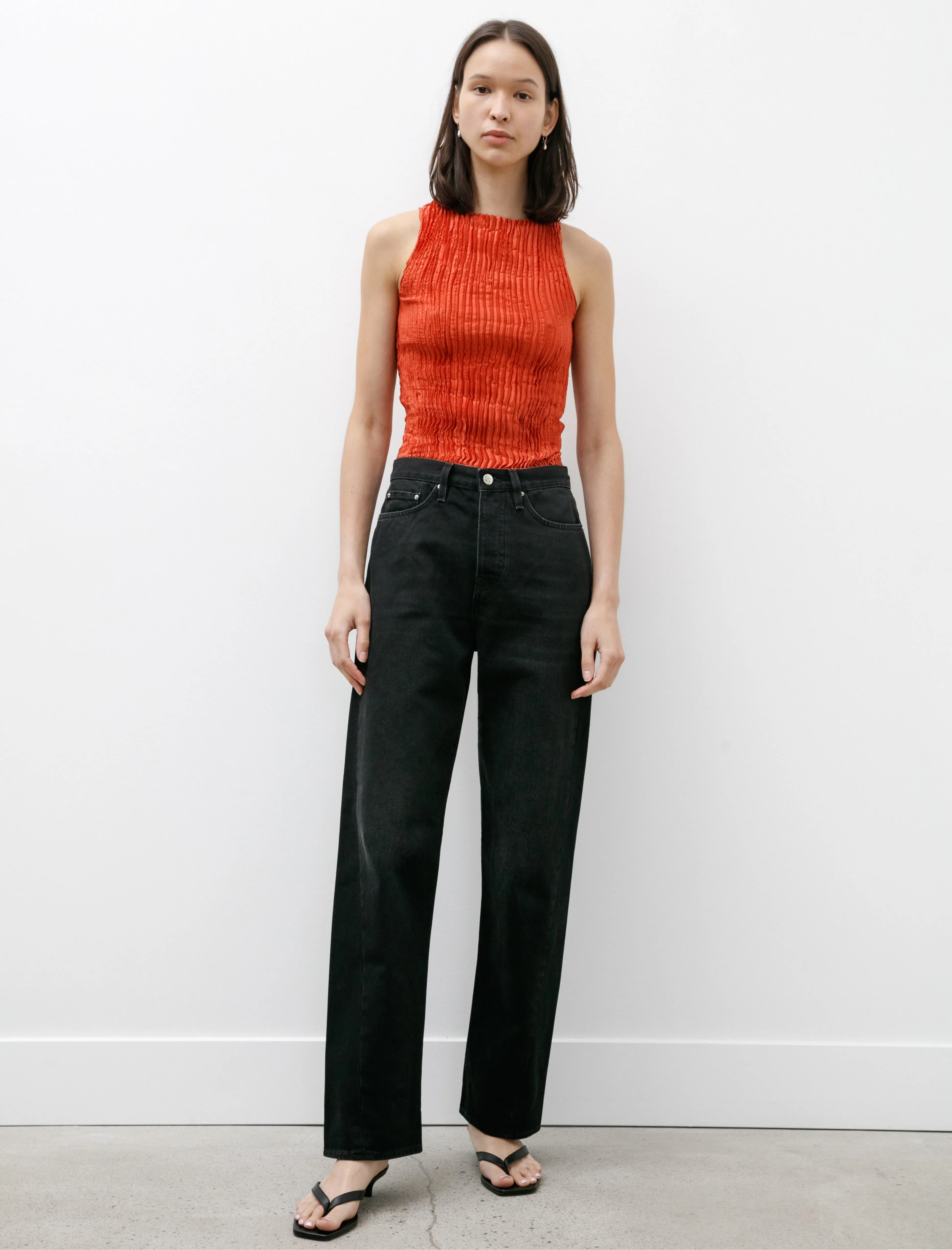 Twisted Seam Denim Full Length Faded Black sold by SHOP NEIGHBOR