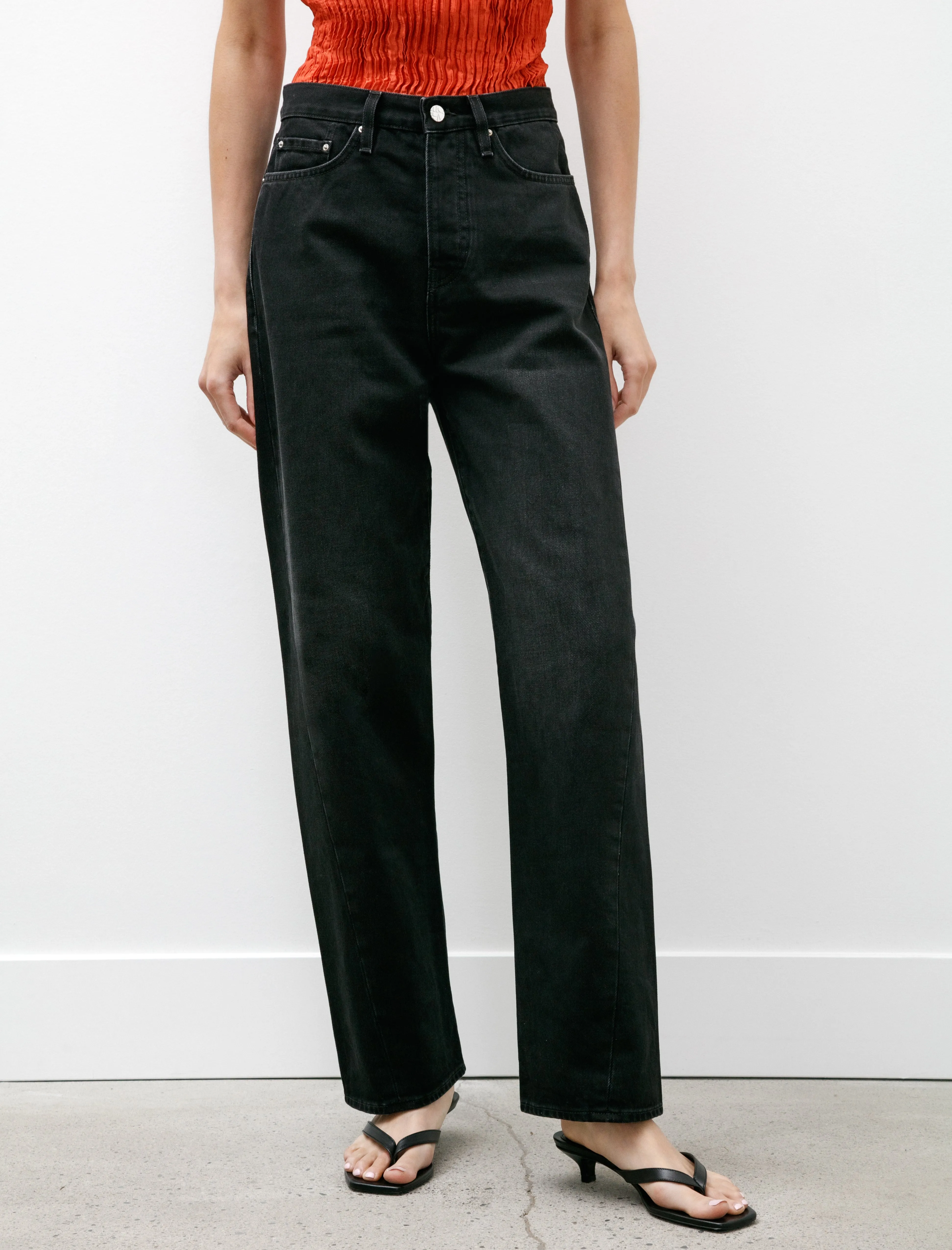 Twisted Seam Denim Full Length Faded Black sold by SHOP NEIGHBOR product image thumbnail 2